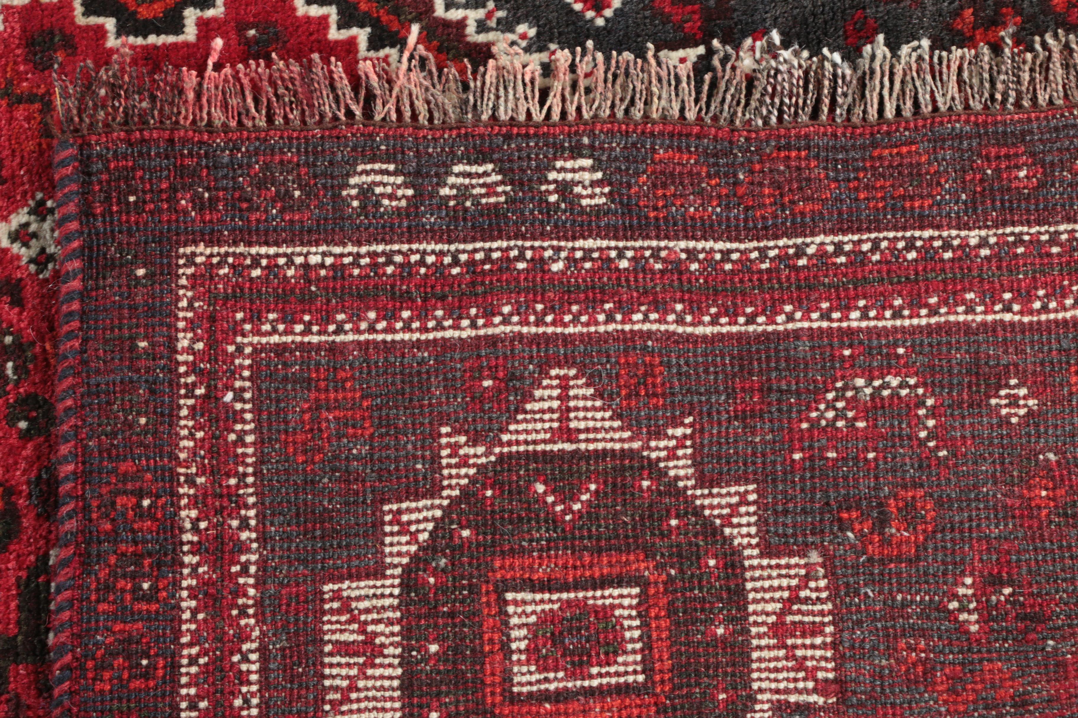 Hand-Knotted Persian Qashqai Carpet Runner