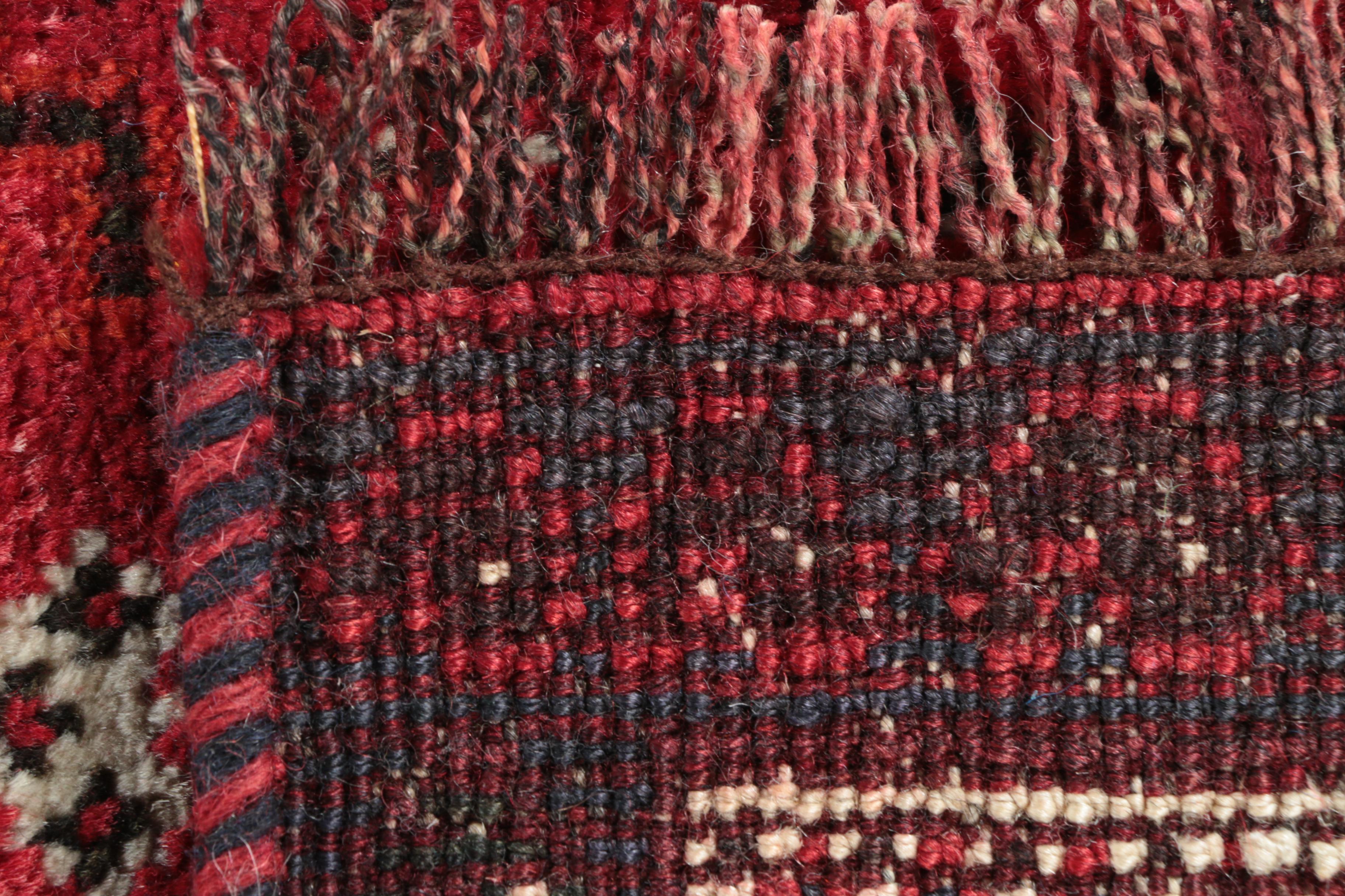 Hand-Knotted Persian Qashqai Carpet Runner