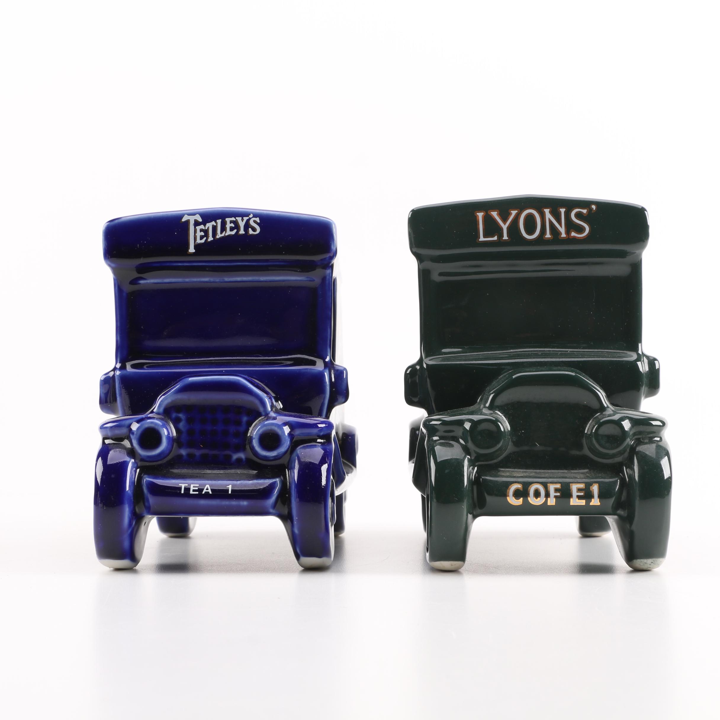 Ceramic Delivery Truck Coin Banks