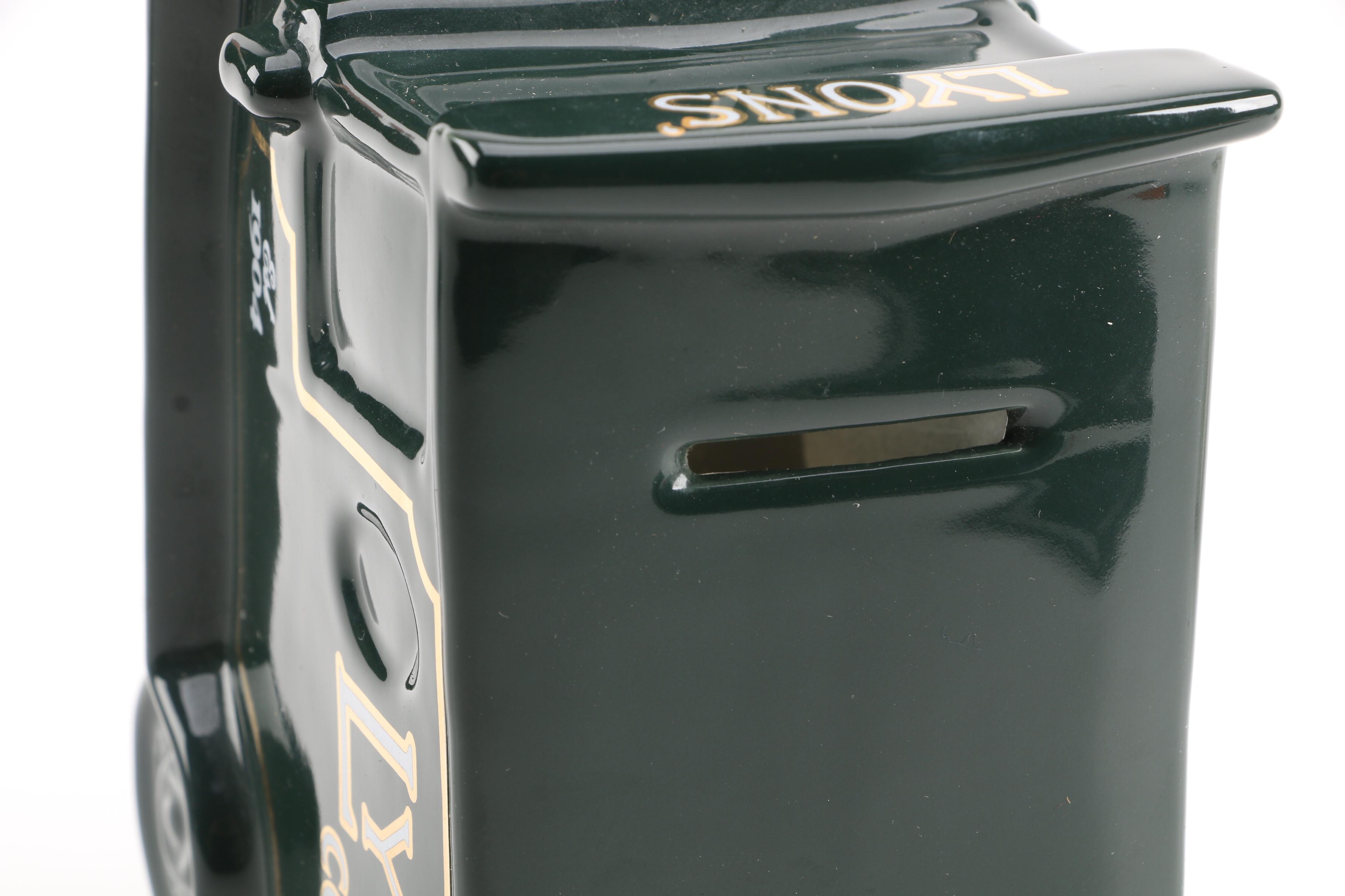 Ceramic Delivery Truck Coin Banks