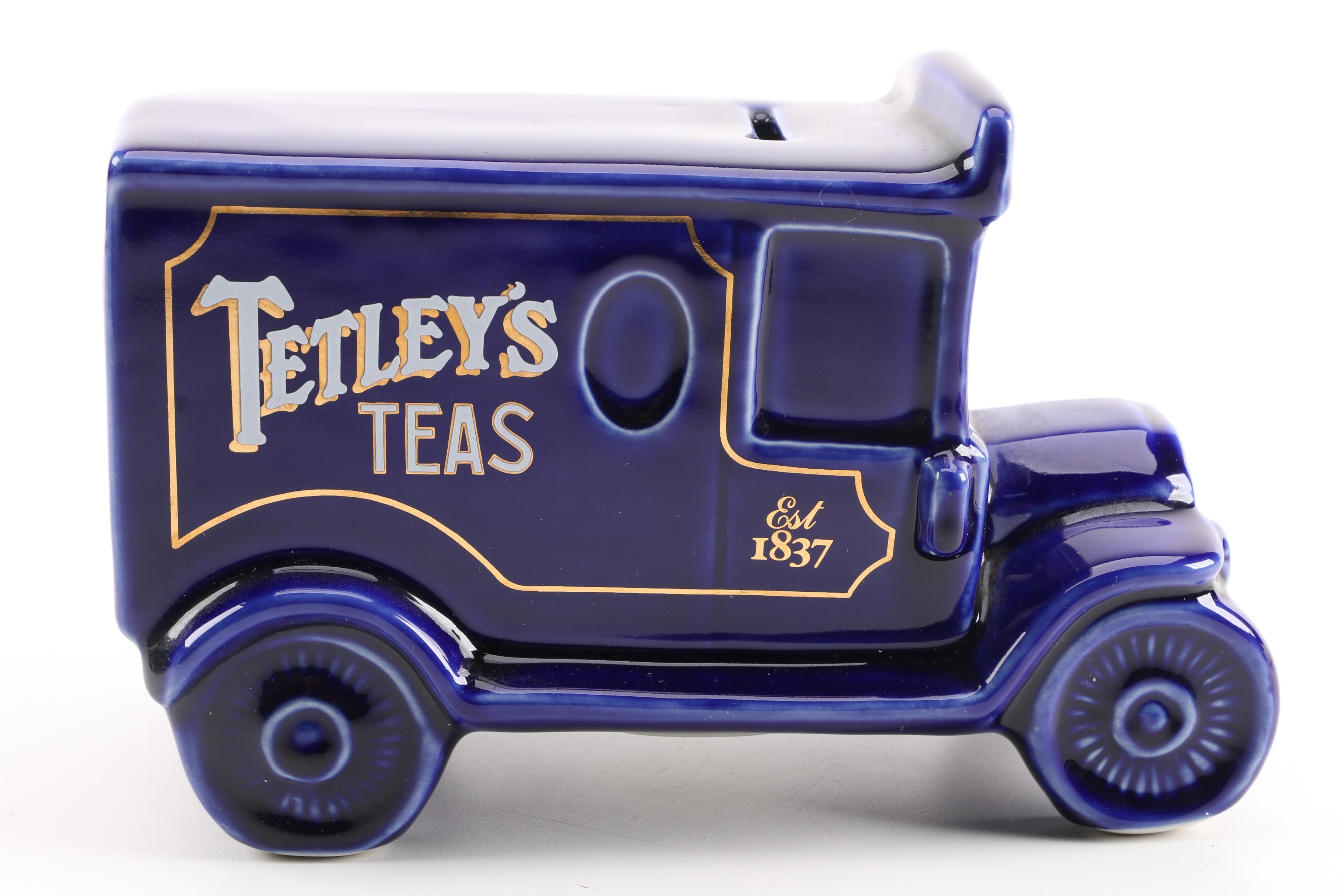 Ceramic Delivery Truck Coin Banks