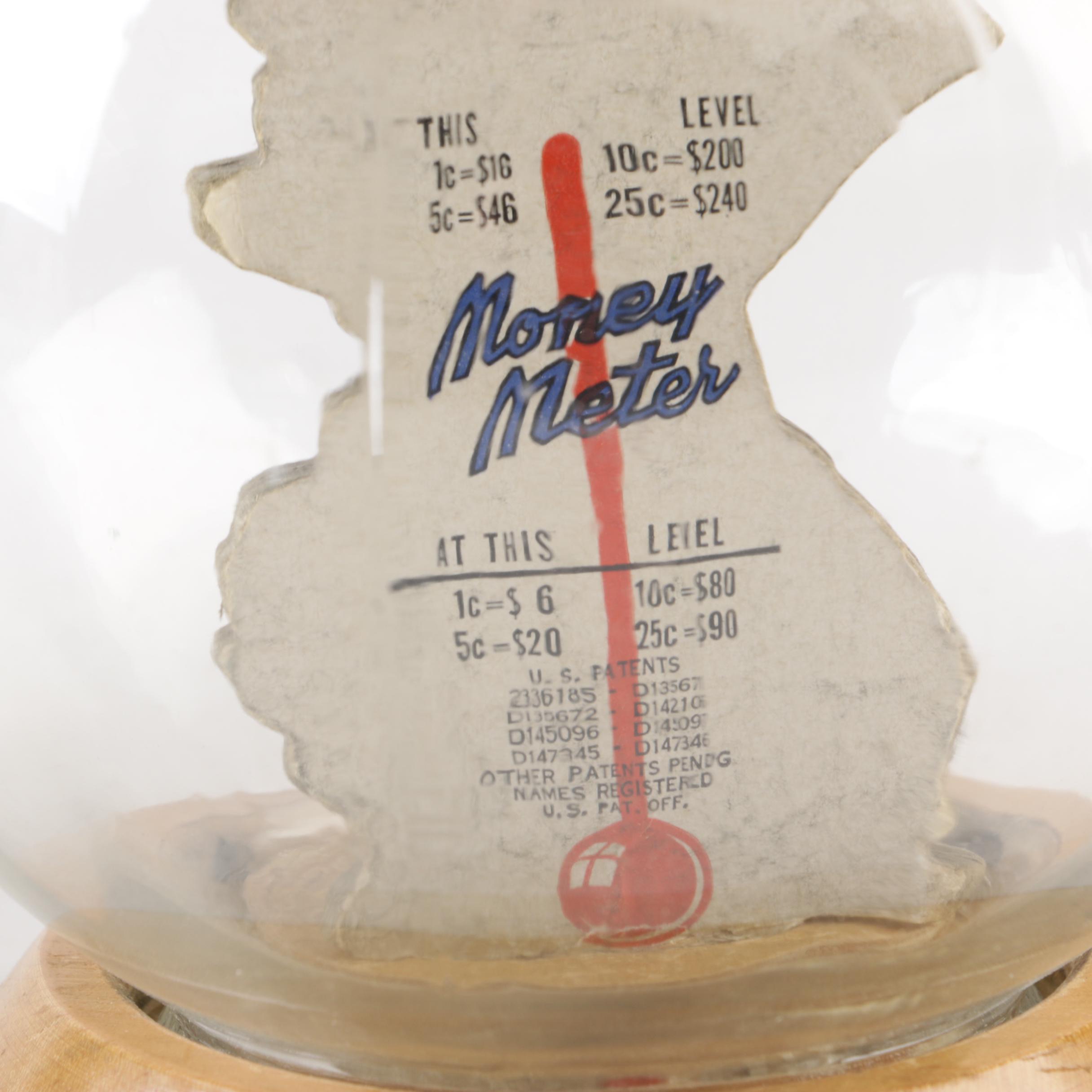 Vintage Glass Novelty Bubble Banks "The New Car" and "The New Home"