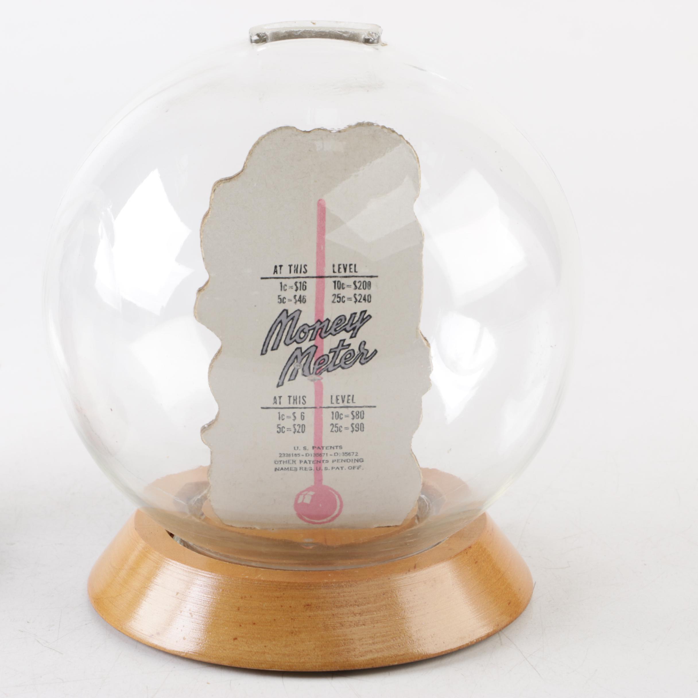 Vintage Glass Dodge and Ford Novelty Bubble Banks