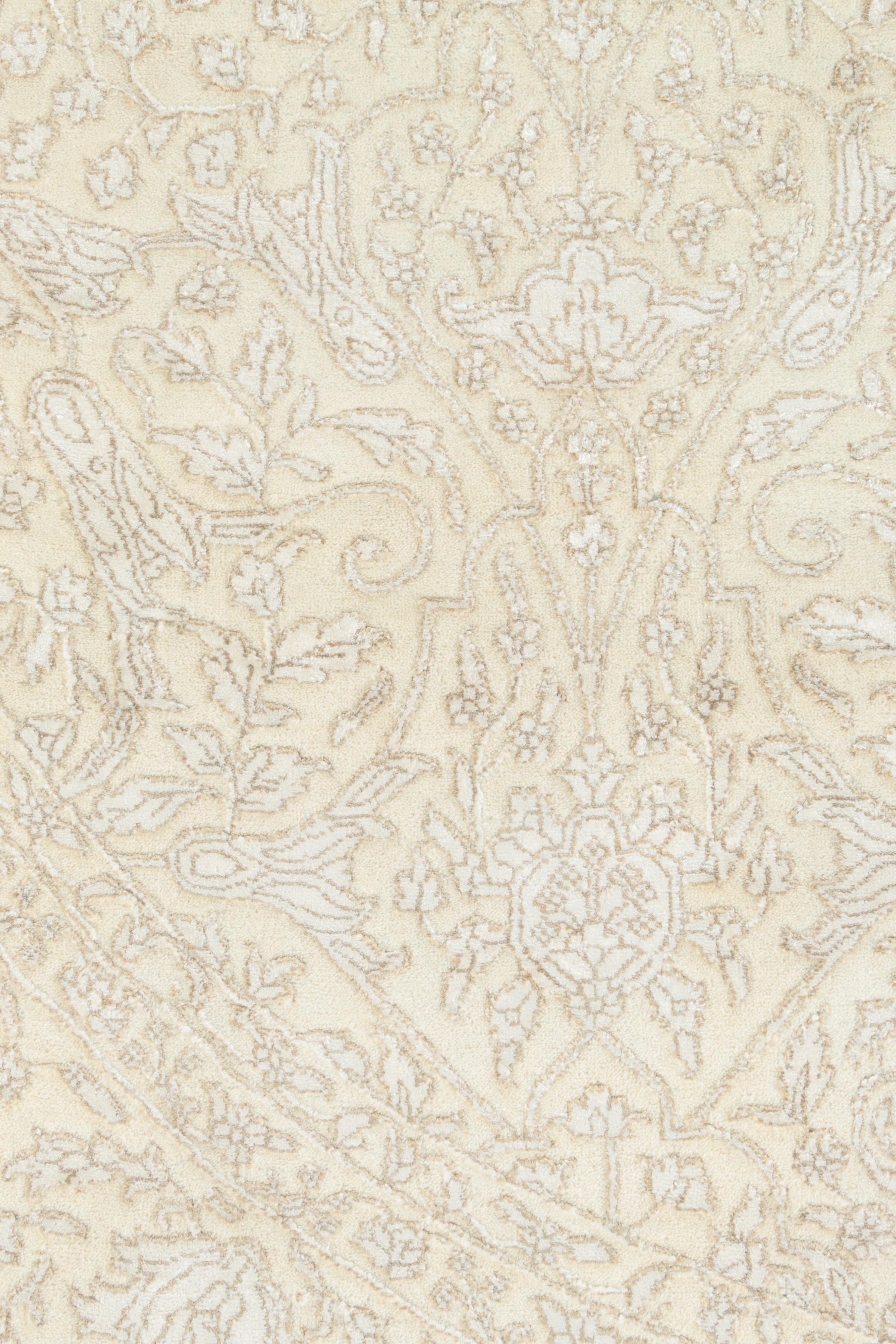 Handmade Silk and Wool Tufenkian Round Rug