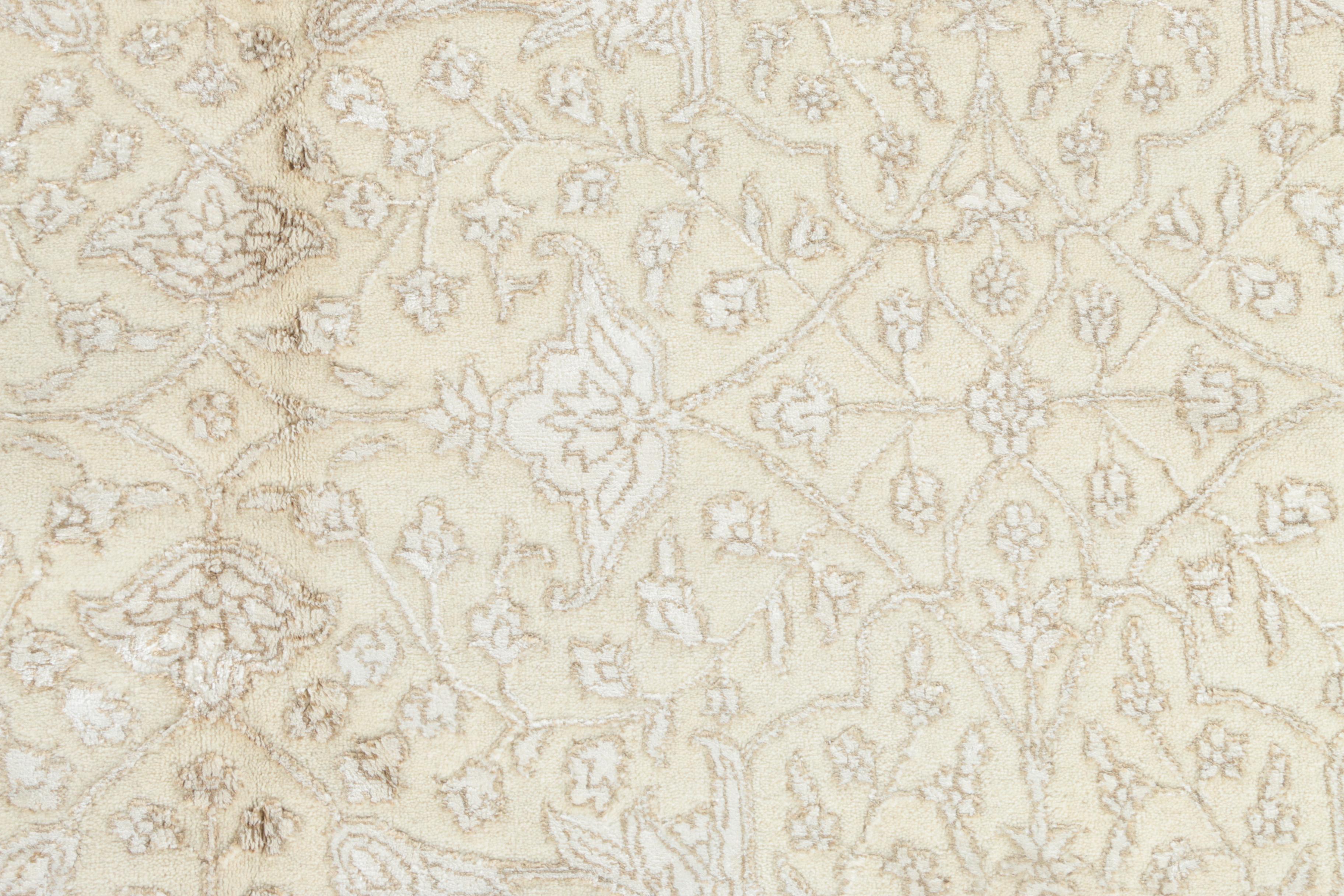 Handmade Silk and Wool Tufenkian Round Rug