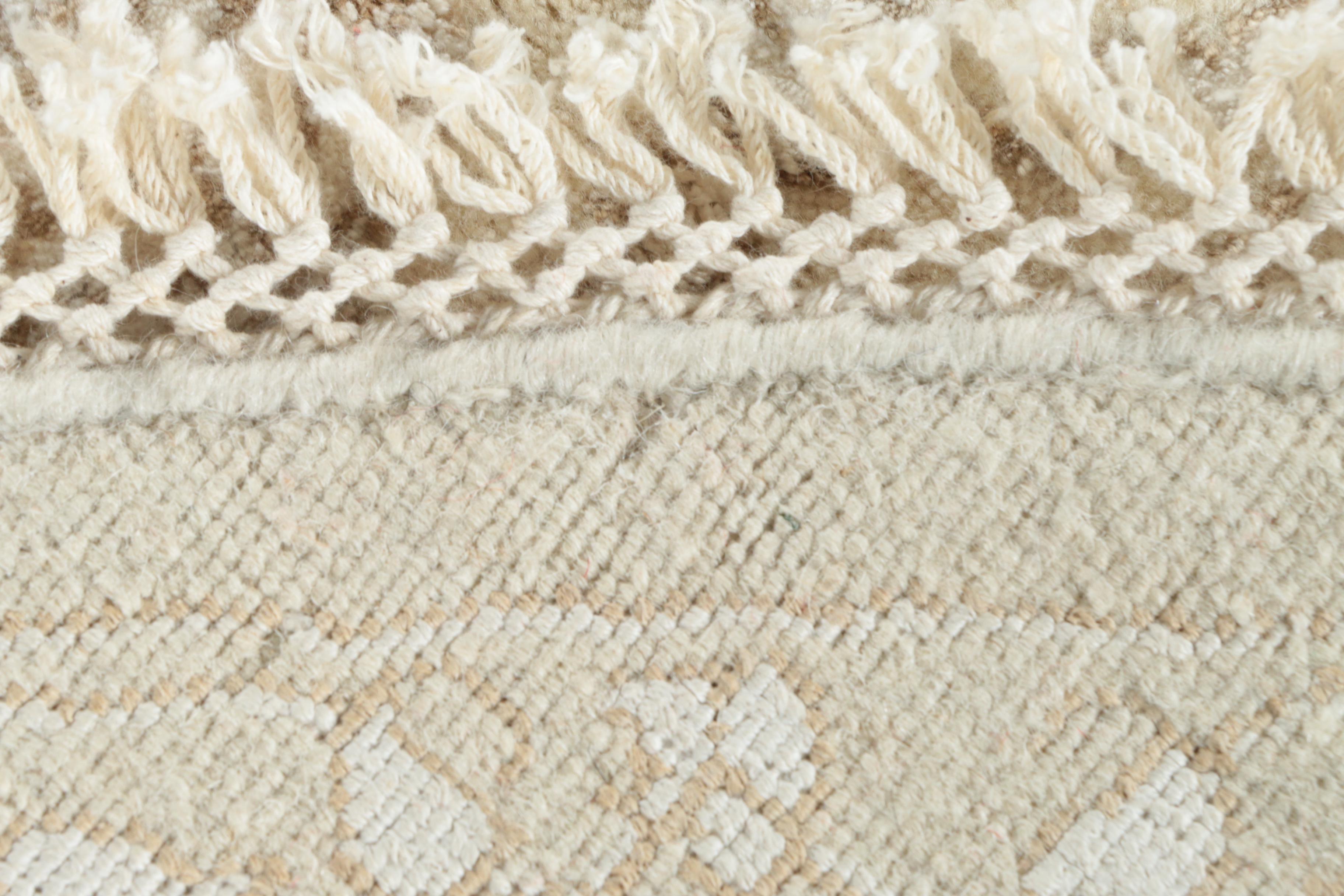 Handmade Silk and Wool Tufenkian Round Rug