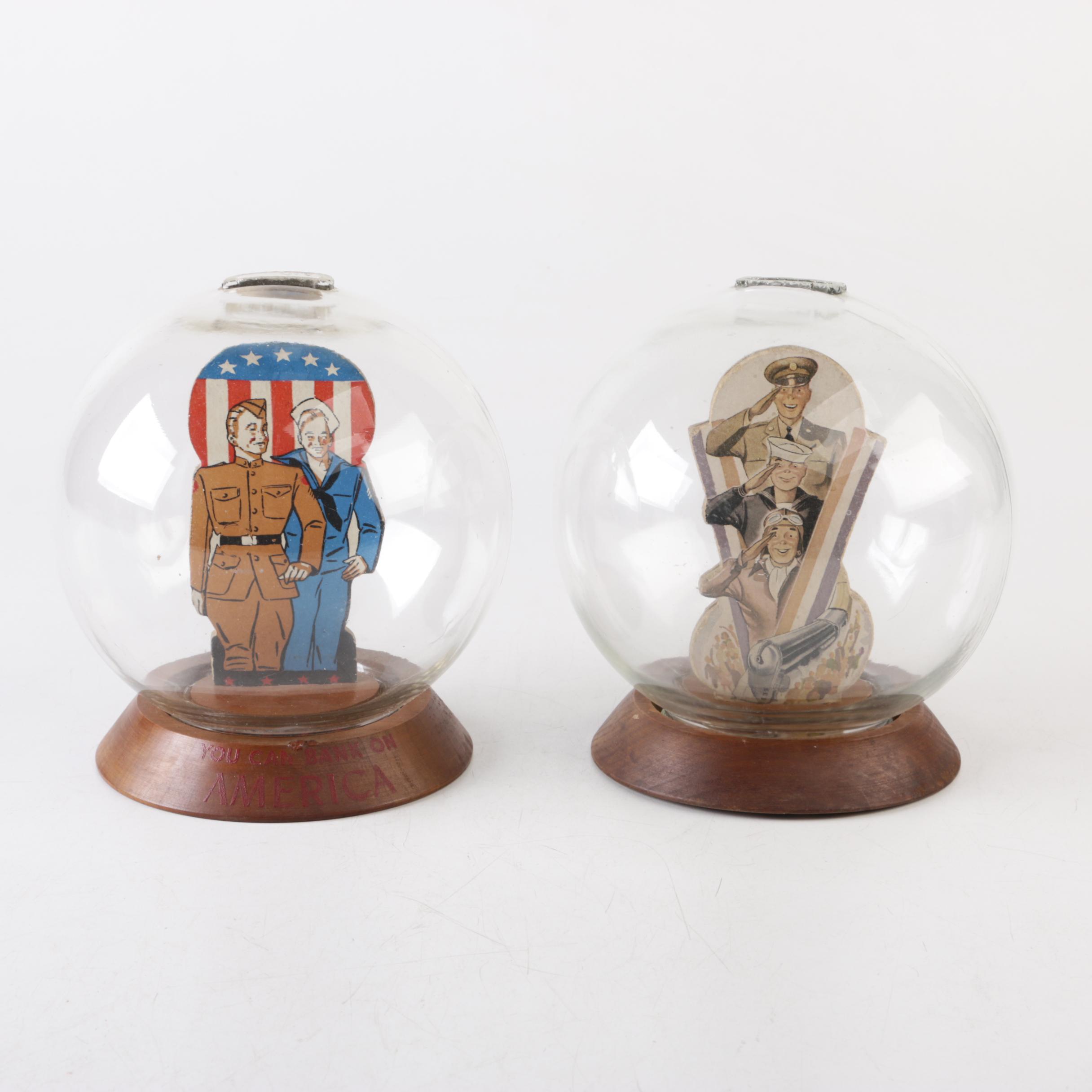 WWII Era Vic Moran Military-Themed Bubble Banks
