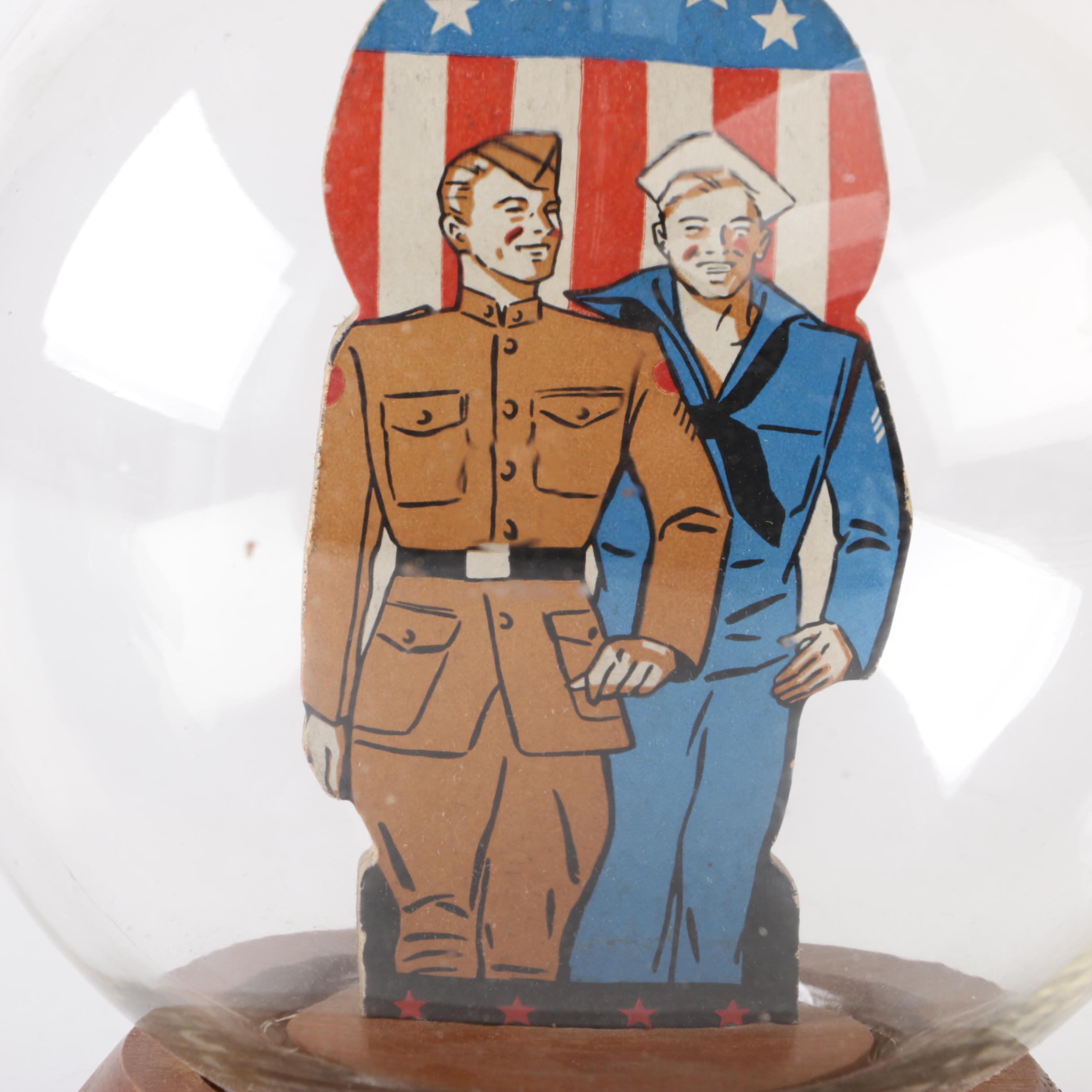 WWII Era Vic Moran Military-Themed Bubble Banks