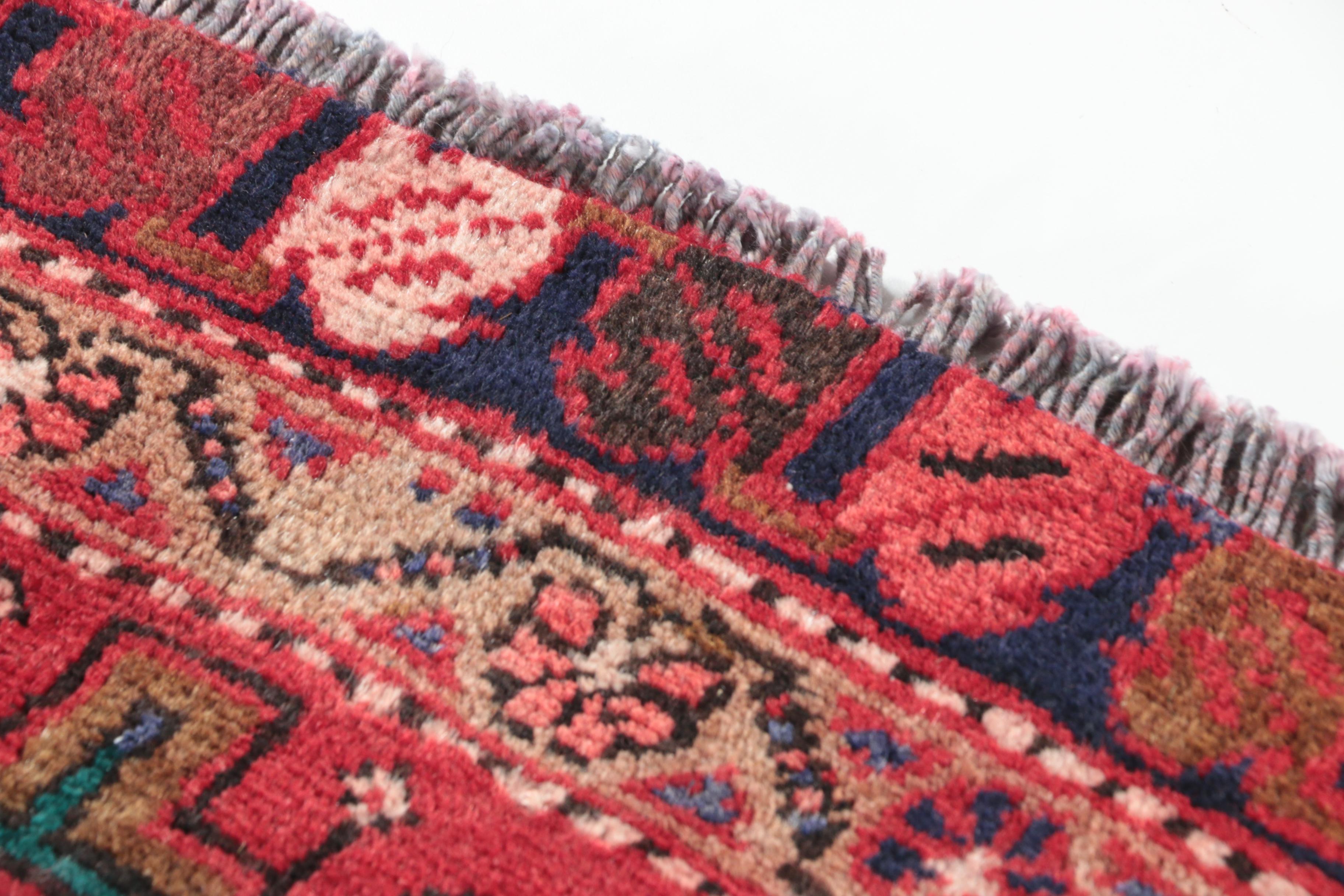 Hand-Knotted Caucasian Karabagh Wool Carpet Runner