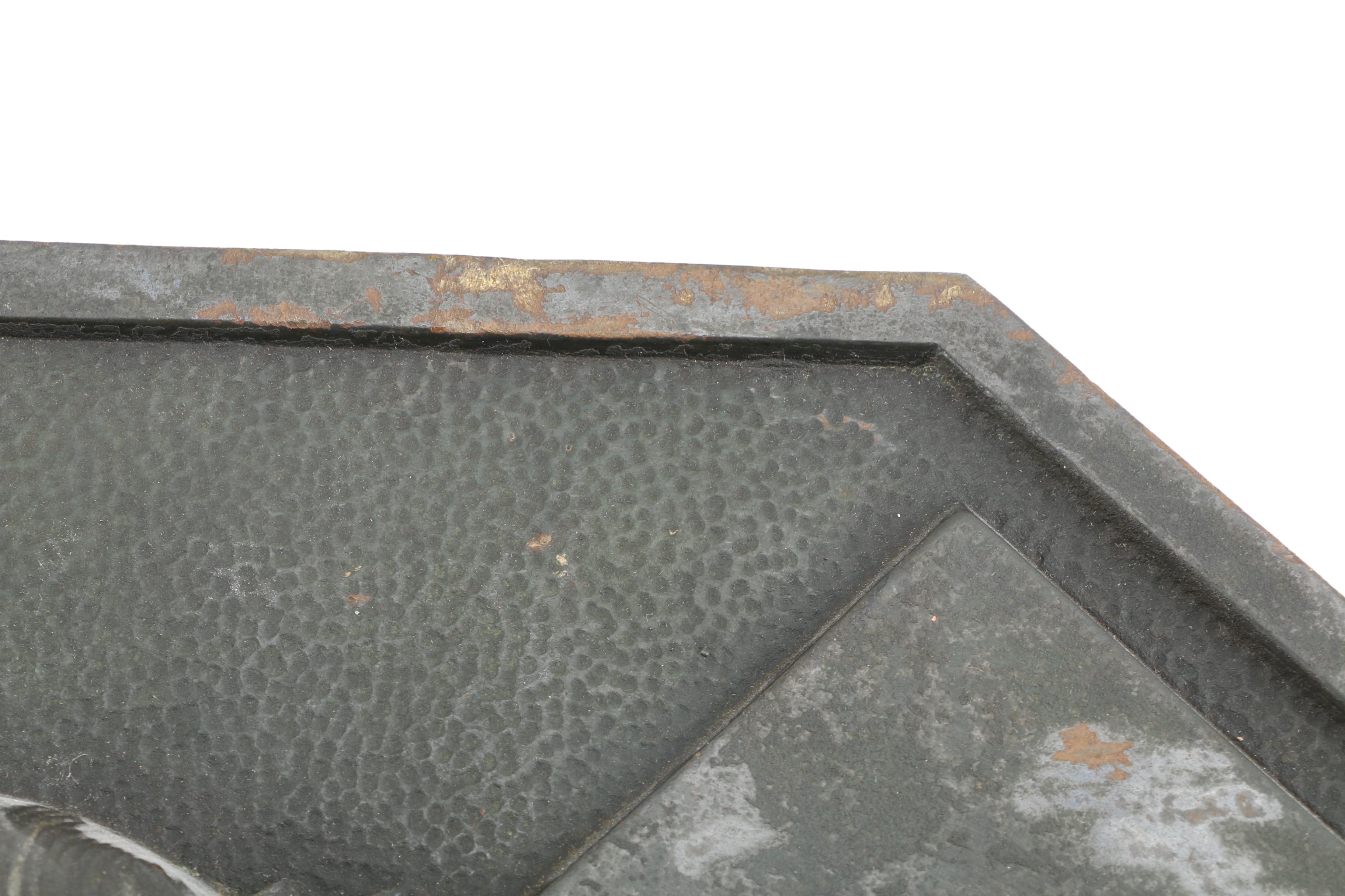 Signed Metal Relief of Jesus Christ