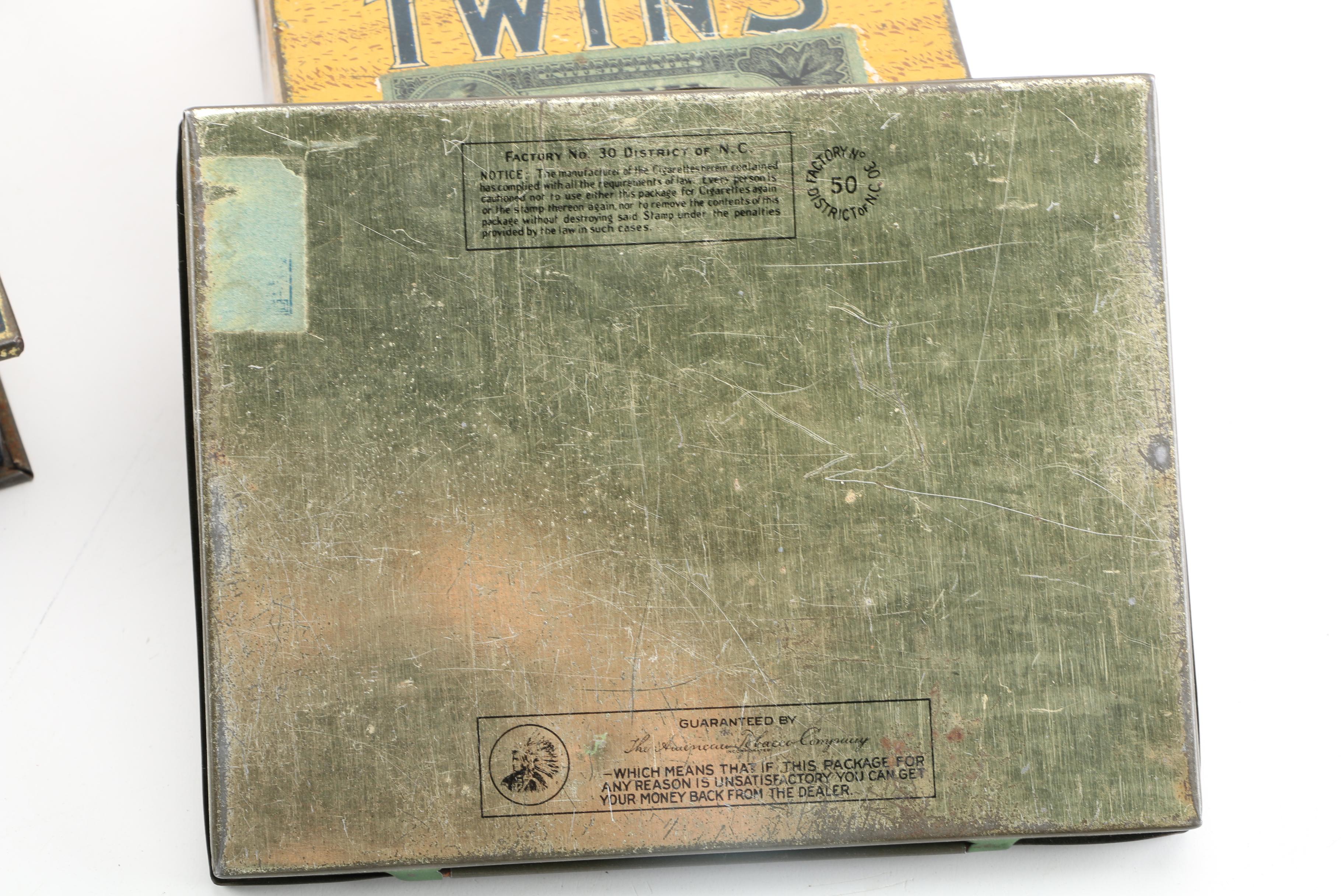 Tin Litho Containers and Refillable Lighters