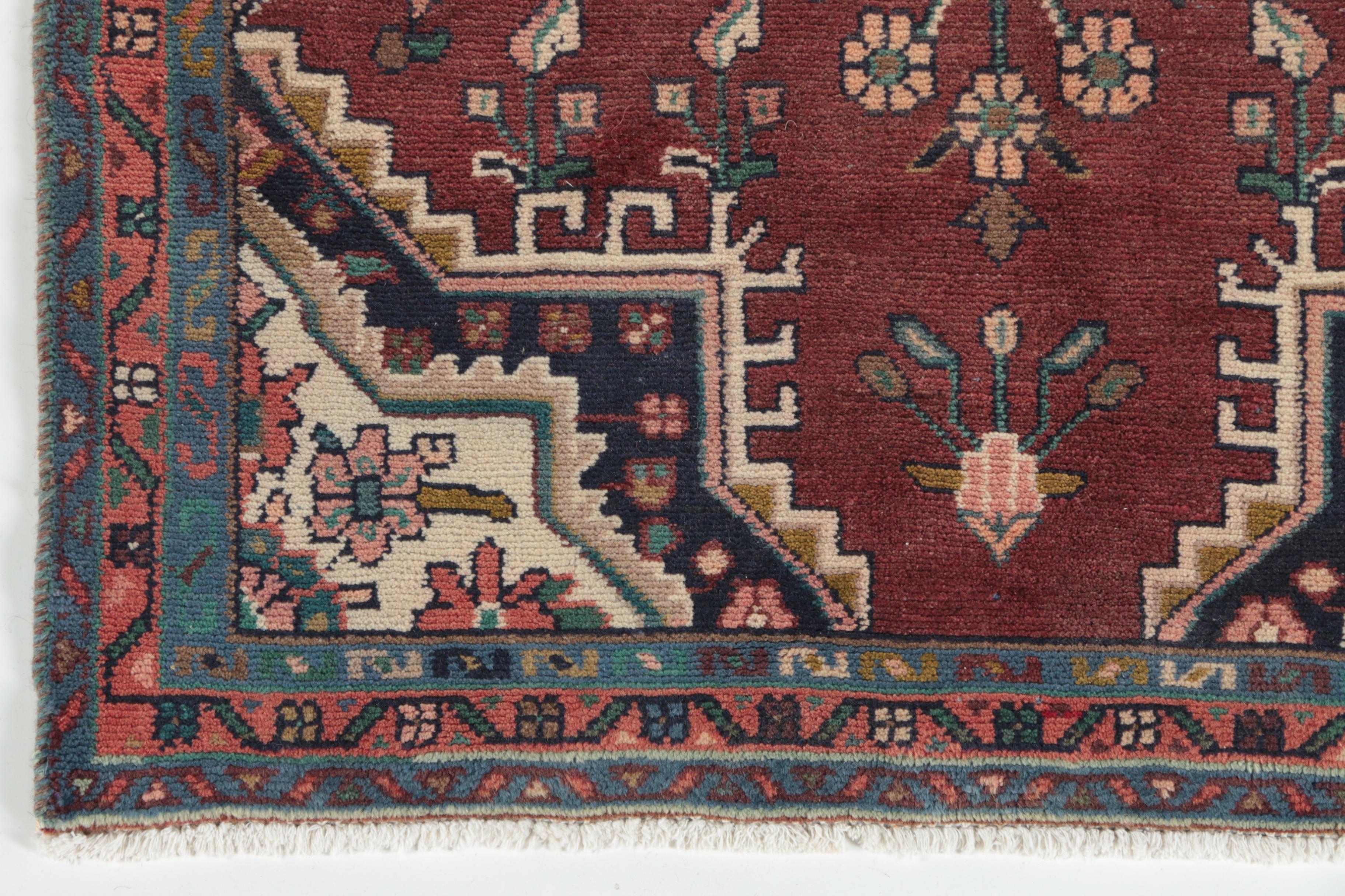 Hand-Knotted Northwest Persian Wool Carpet Runner