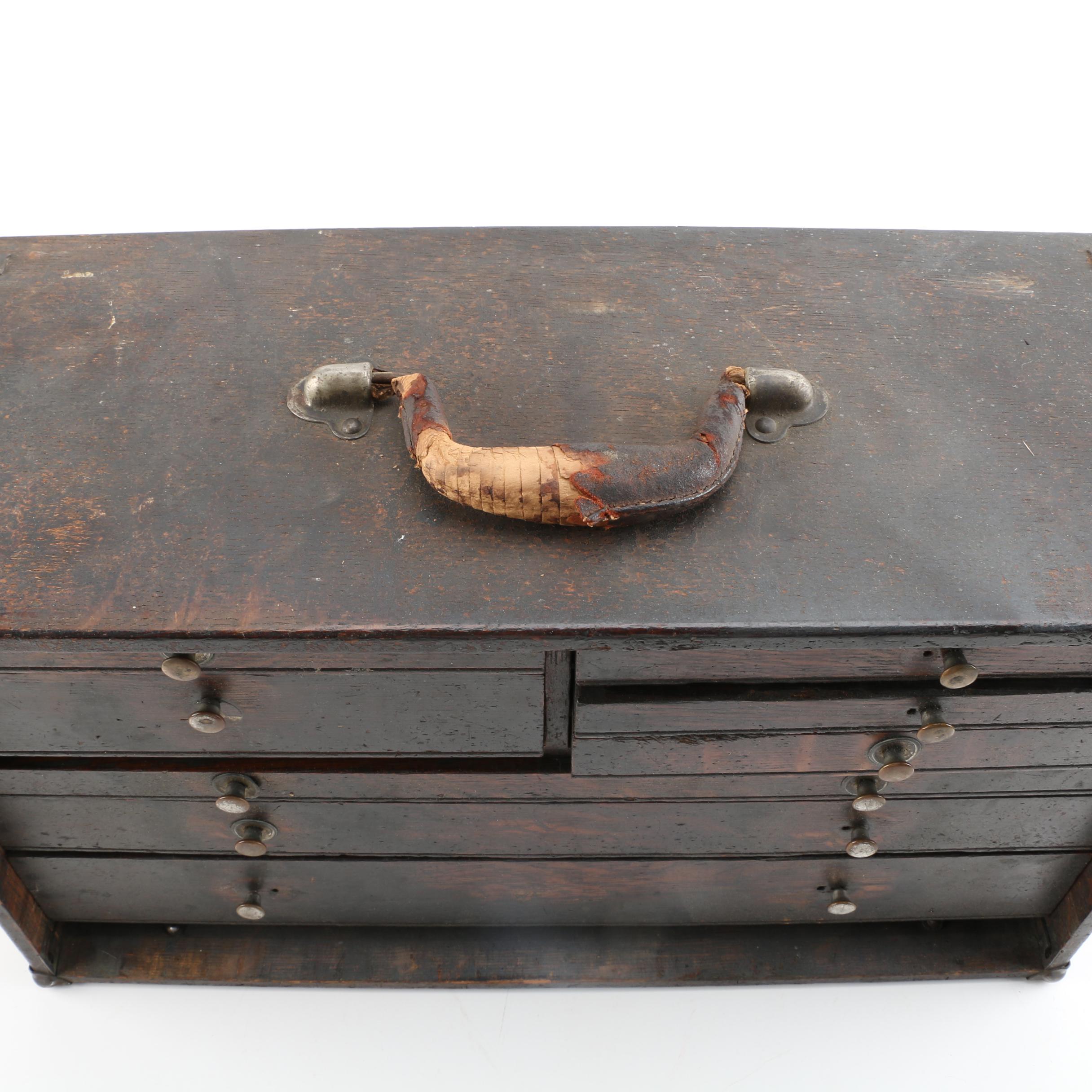 Vintage Oak Tool Chest