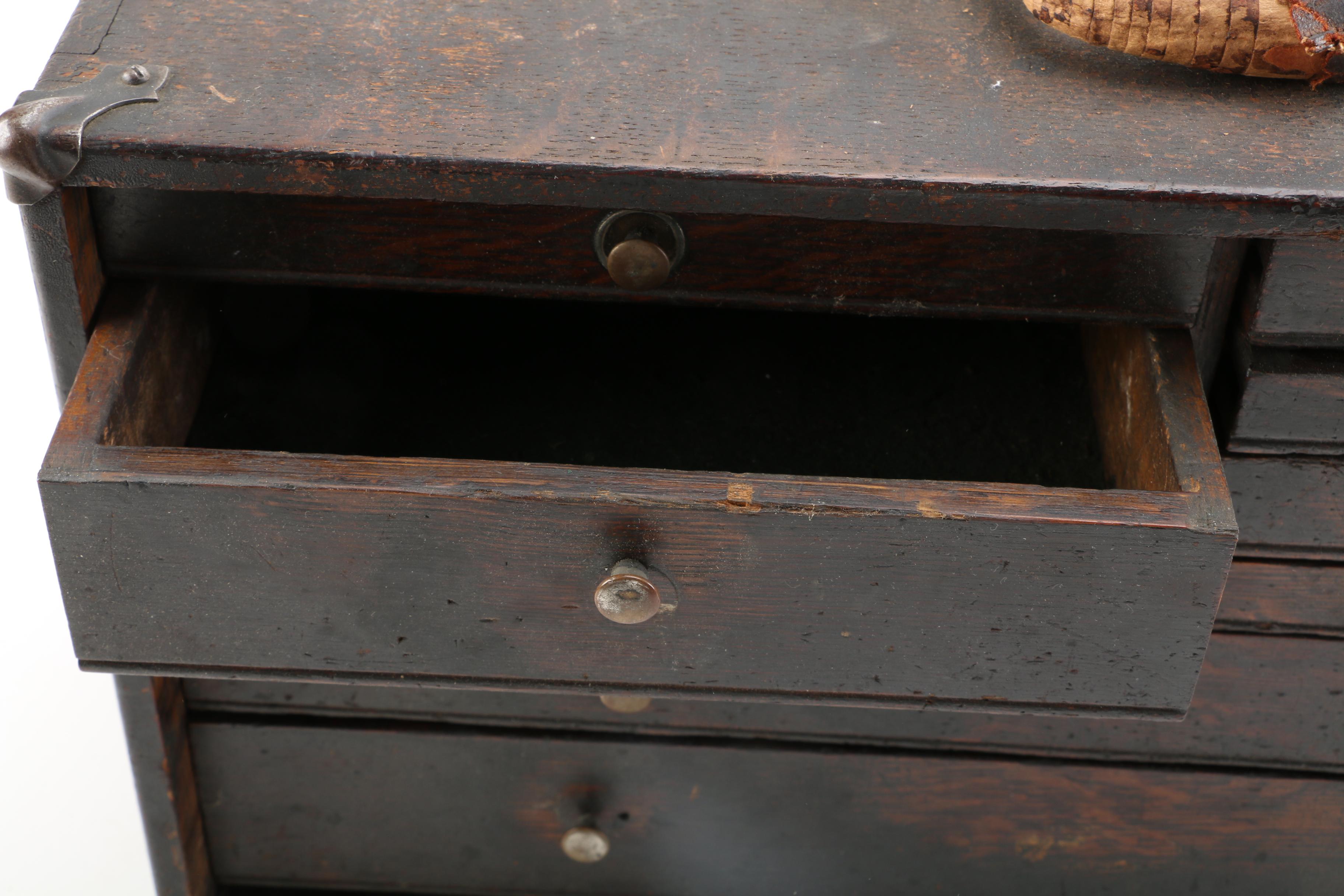 Vintage Oak Tool Chest