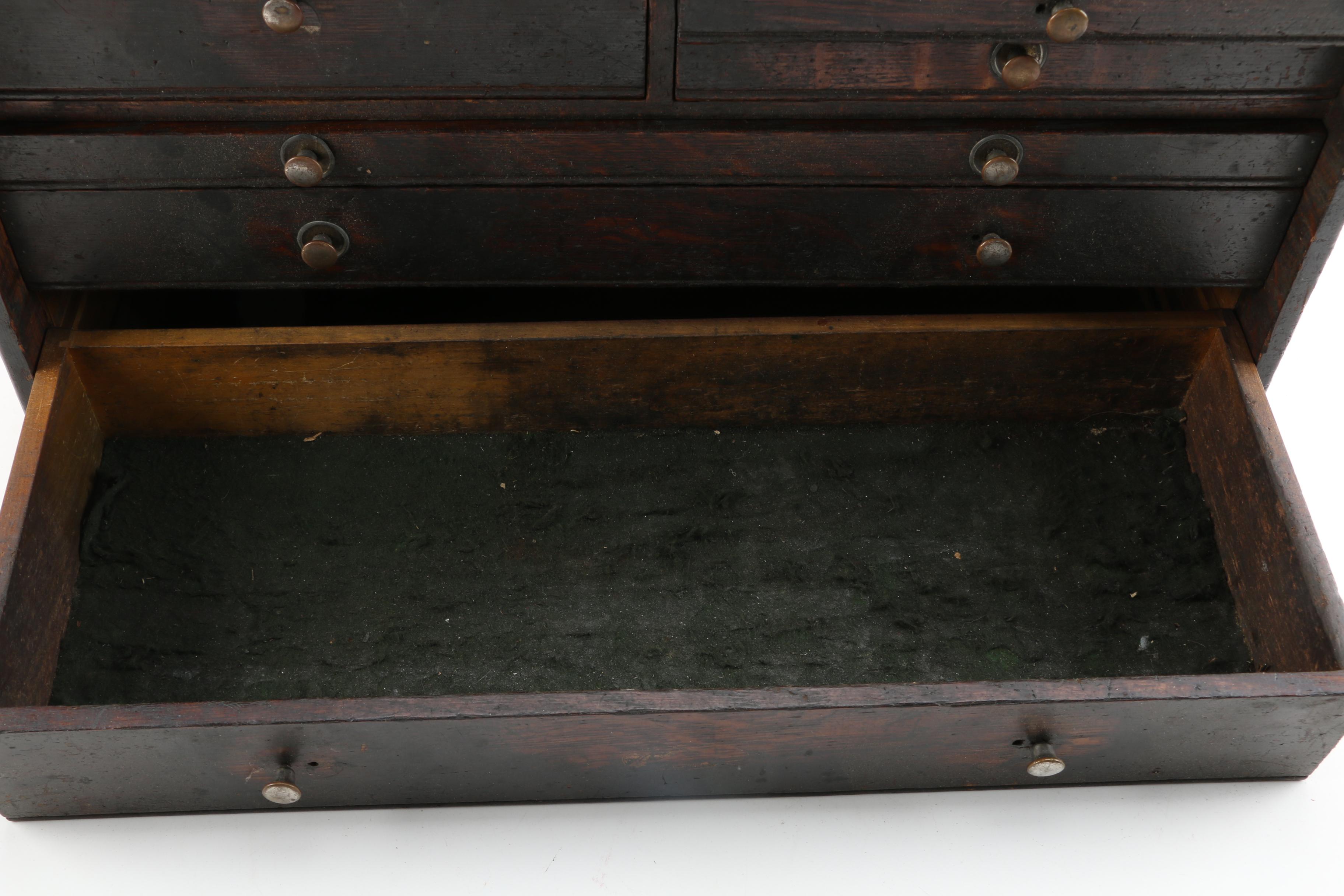 Vintage Oak Tool Chest