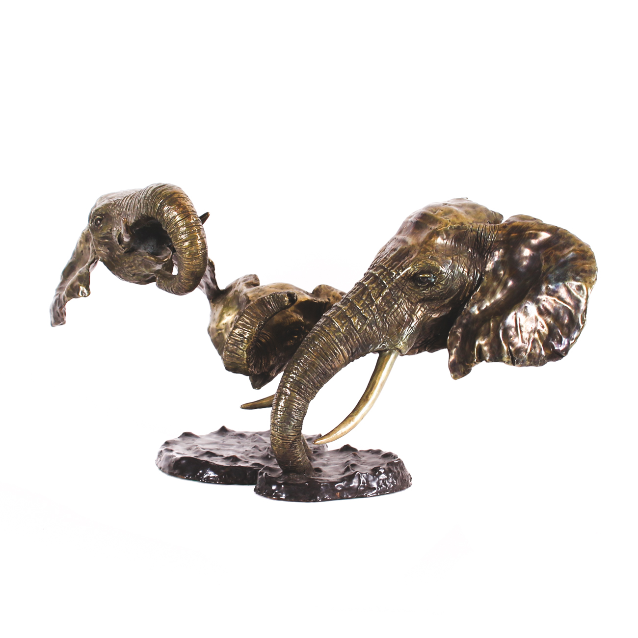 Mark Hopkins 1994 Limited Edition Bronze Elephant Sculpture