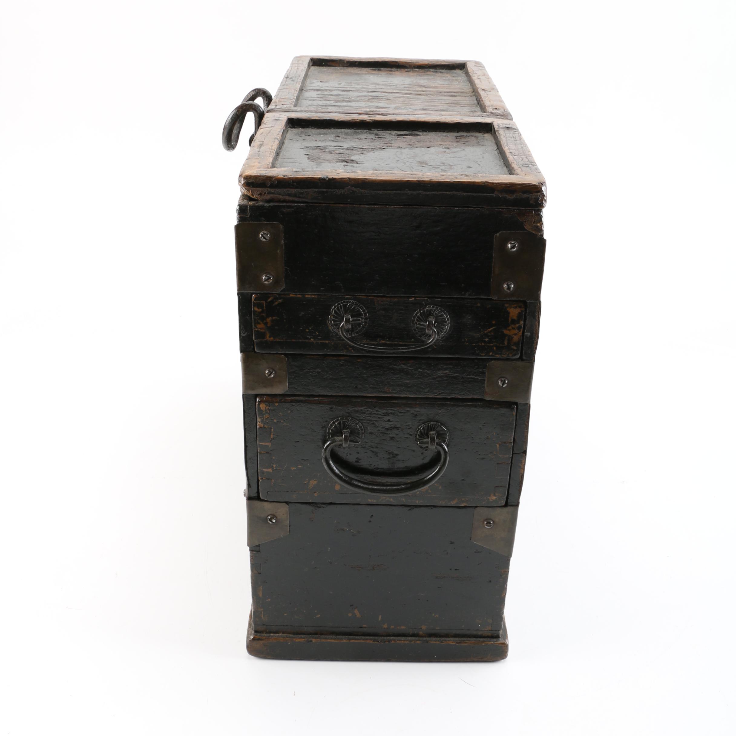 Antique Storage Chest/ Strong Box