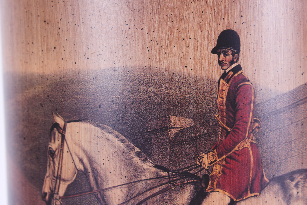 Vintage Frederick Cooper Foxhunt Theme Table Lamp