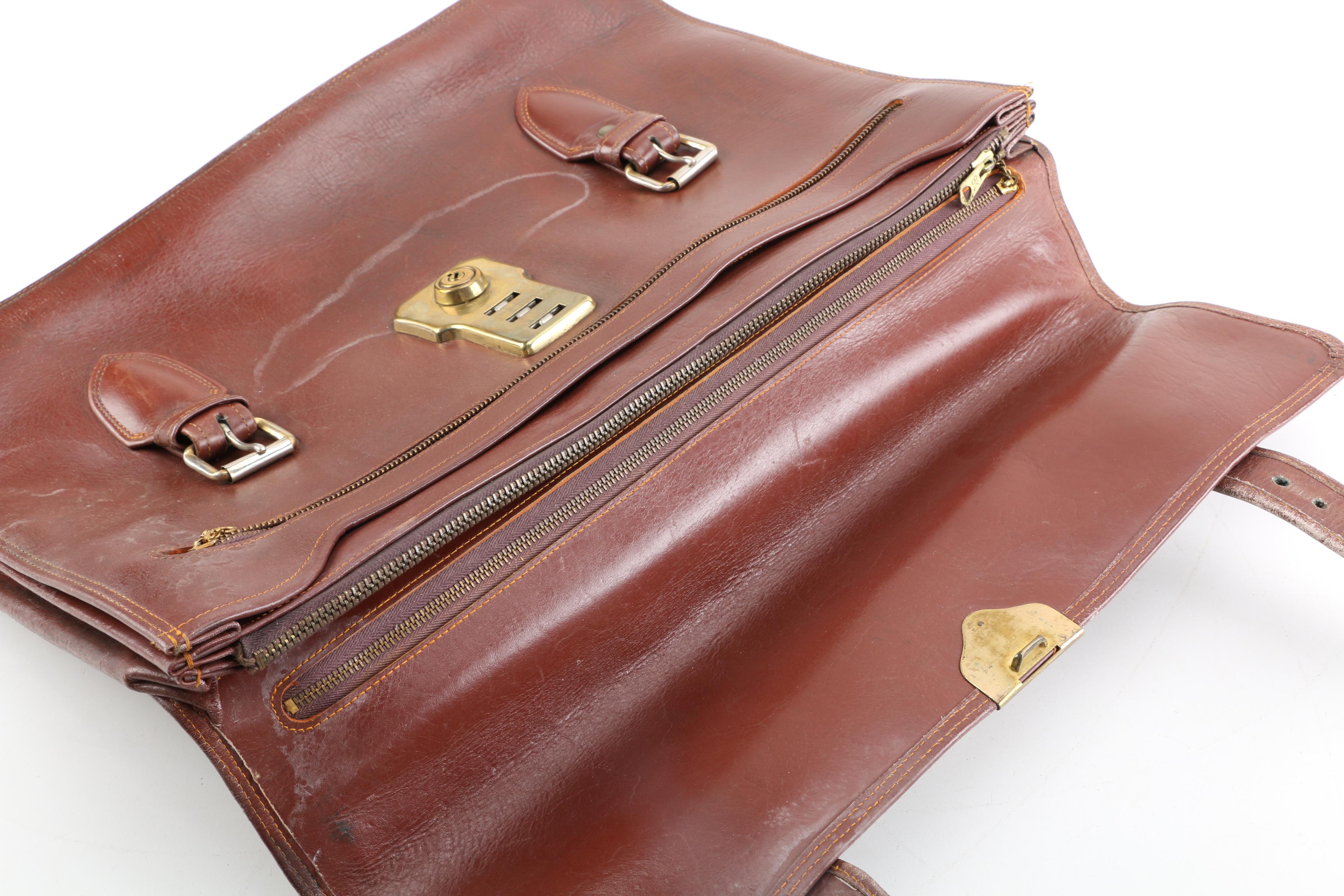 Brown Leather Briefcase