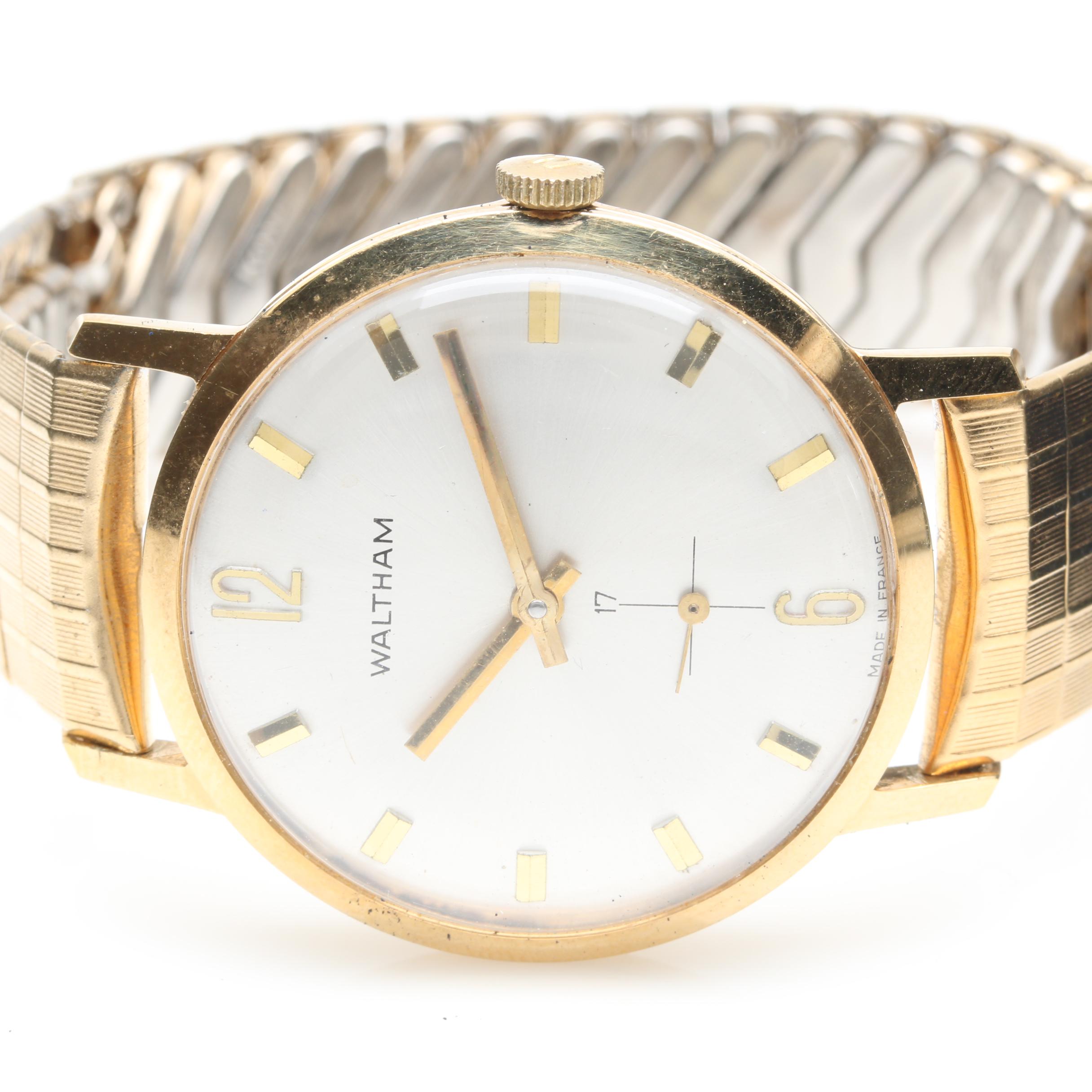 Elgin and Waltham Stainless Steel and Gold Tone Watches