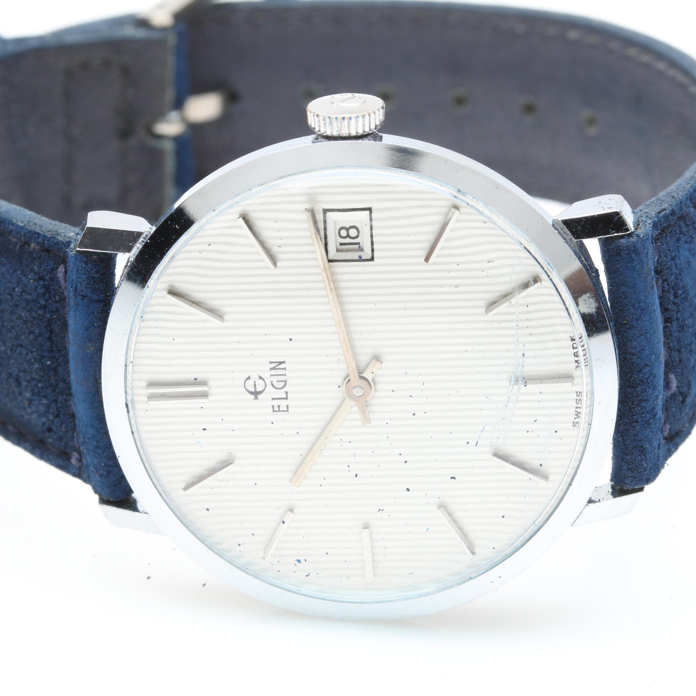 Elgin and Waltham Stainless Steel and Gold Tone Watches