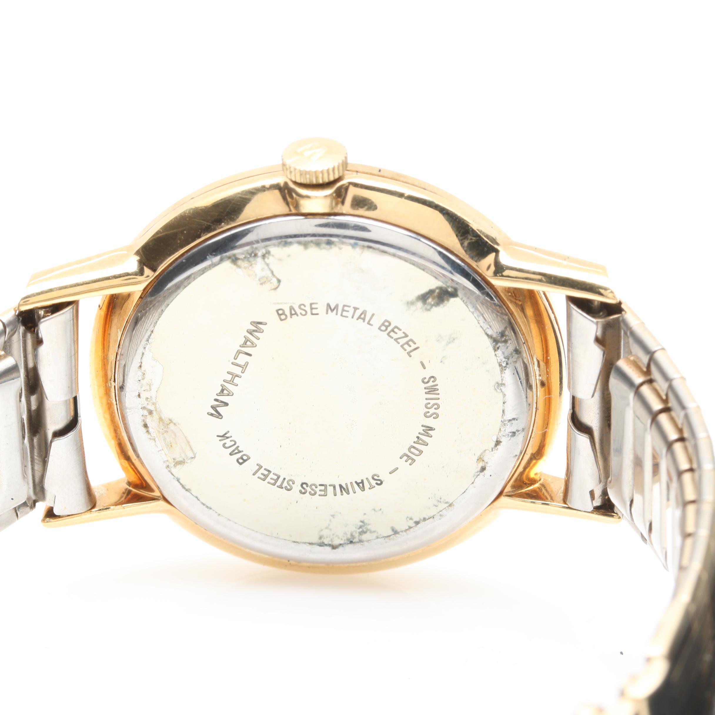Elgin and Waltham Stainless Steel and Gold Tone Watches