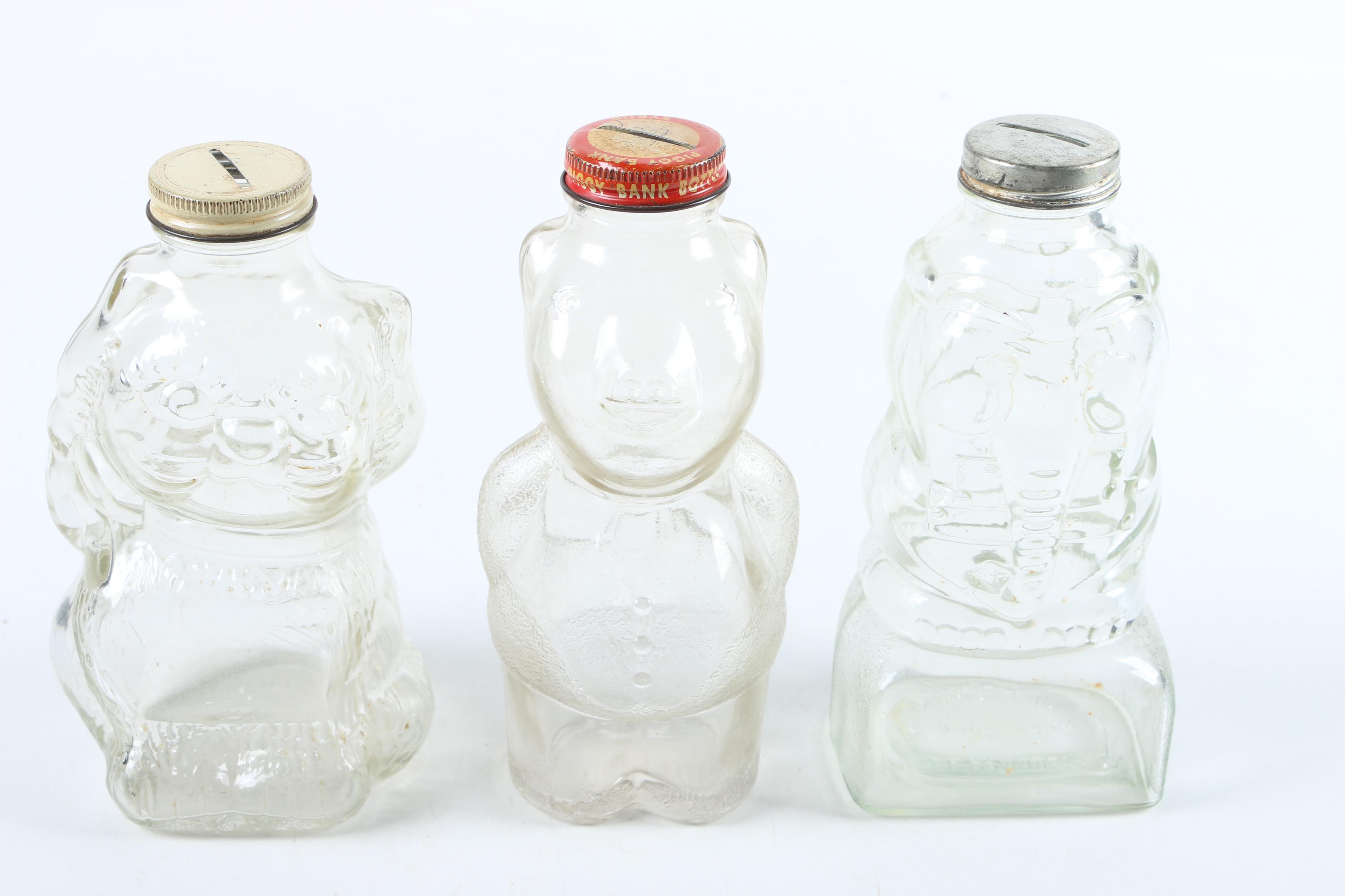 Vintage Glass Banks