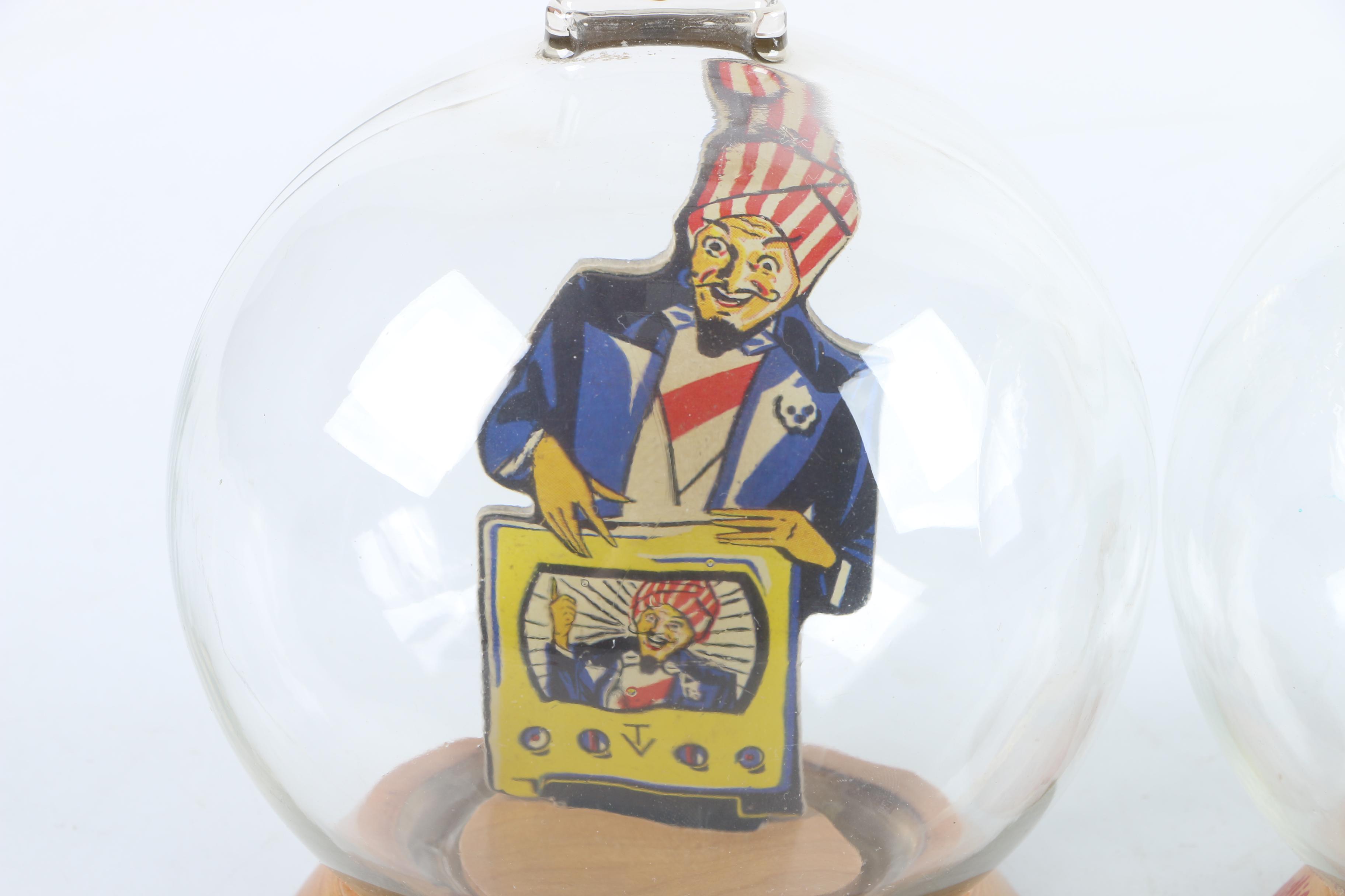 Vintage Vic Moran "Farm Better" and "Black-Daylite" Bubble Banks