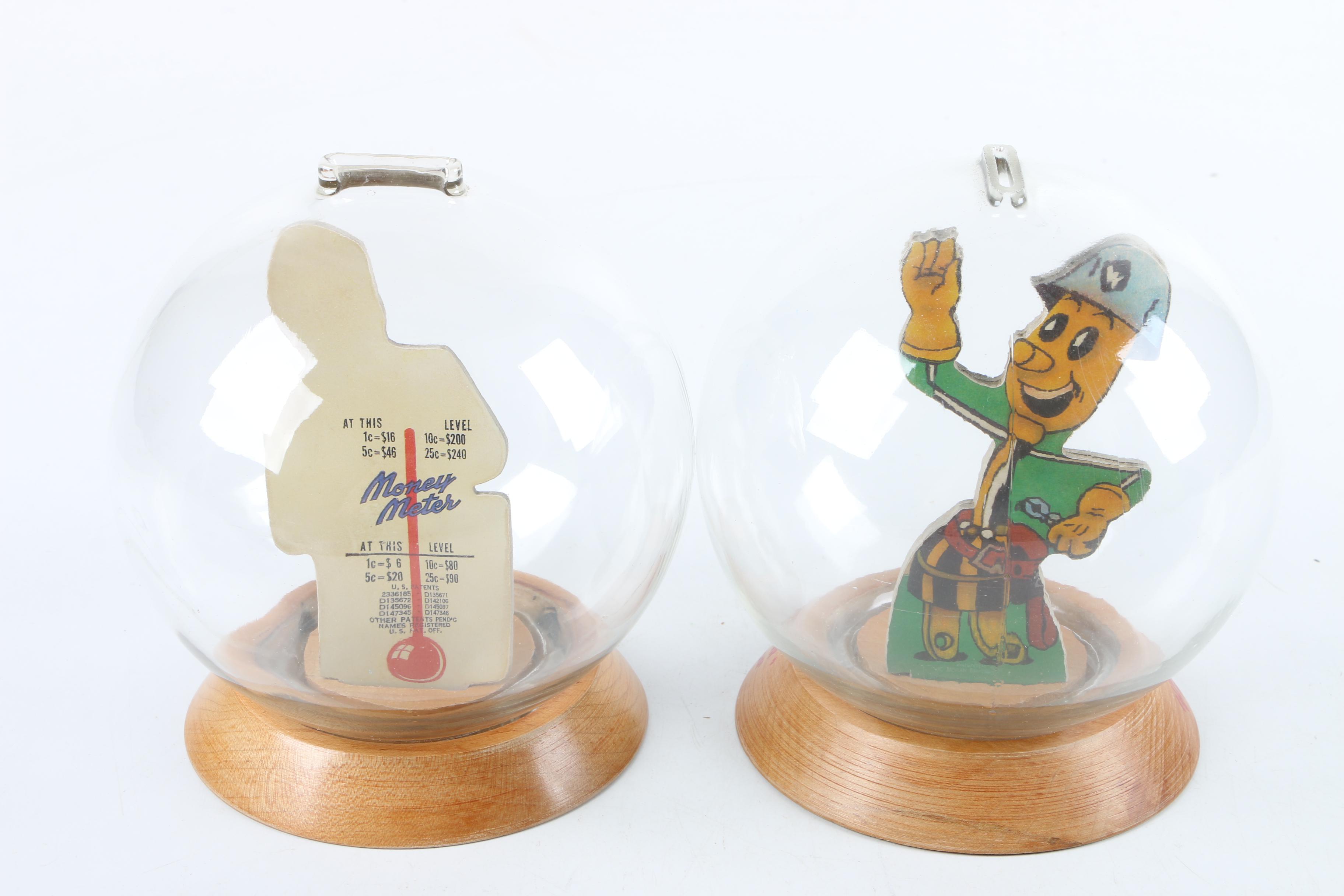 Vintage Vic Moran "Farm Better" and "Black-Daylite" Bubble Banks