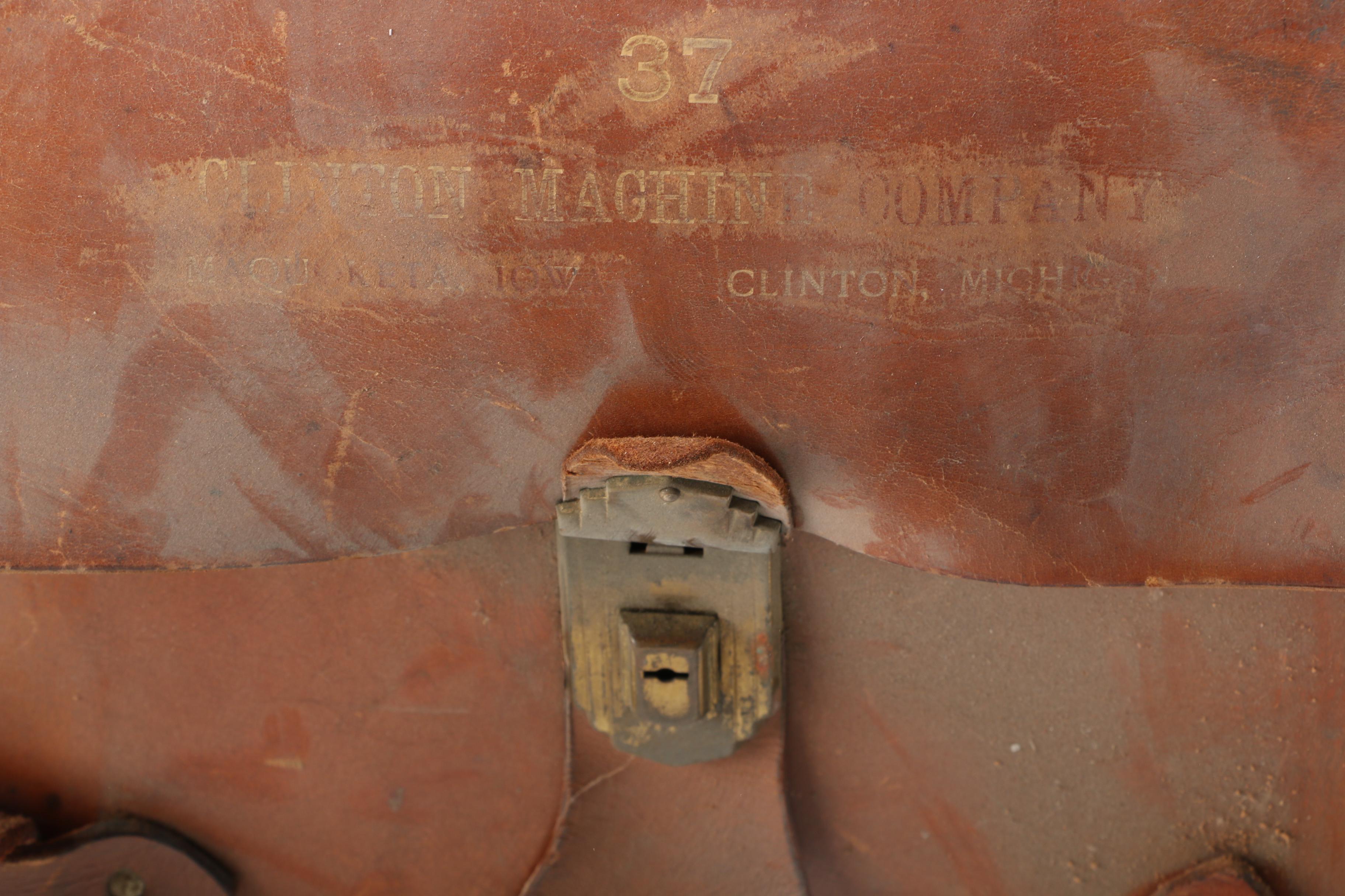 Vintage Clinton Machine Company Salemen's Case