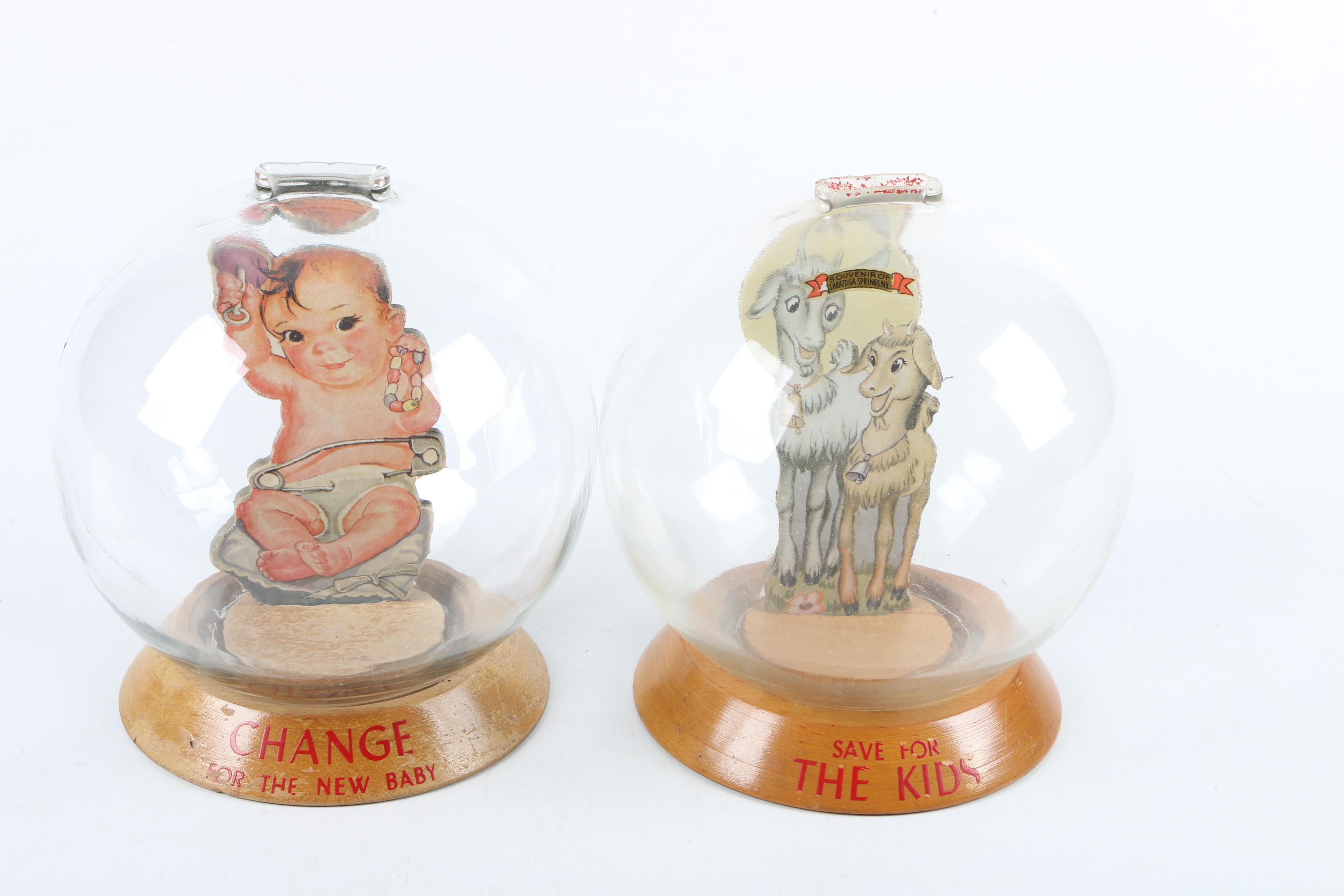 1940s Vic Moran "New Baby" and "The Kids" Bubble Banks