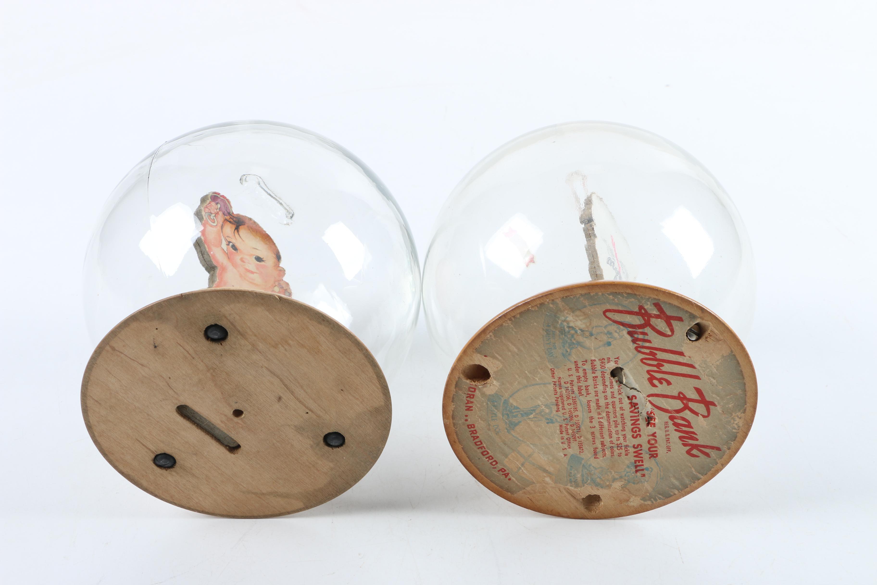 1940s Vic Moran "New Baby" and "The Kids" Bubble Banks