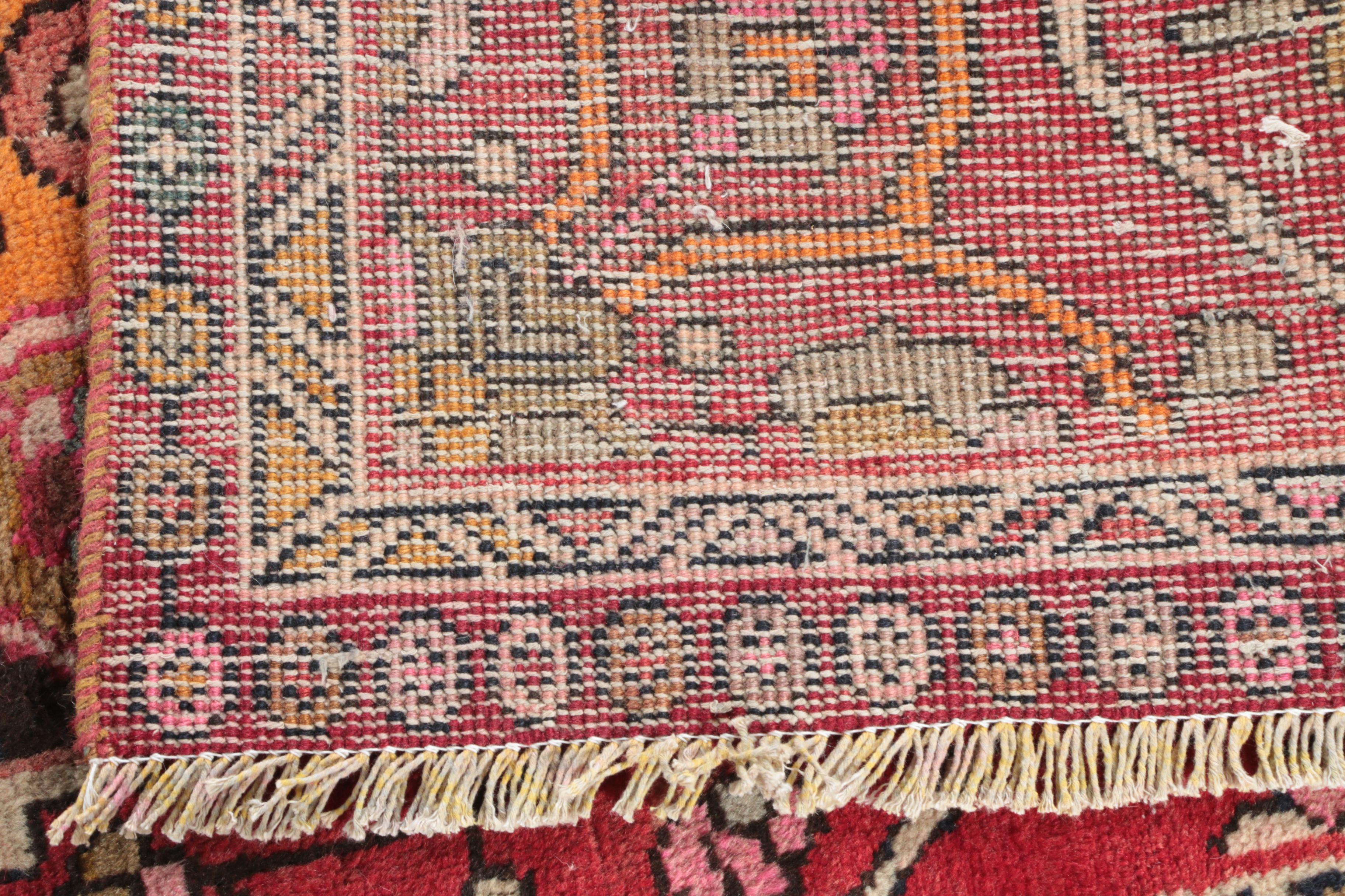 Hand-Knotted Persian Wool Carpet Runner