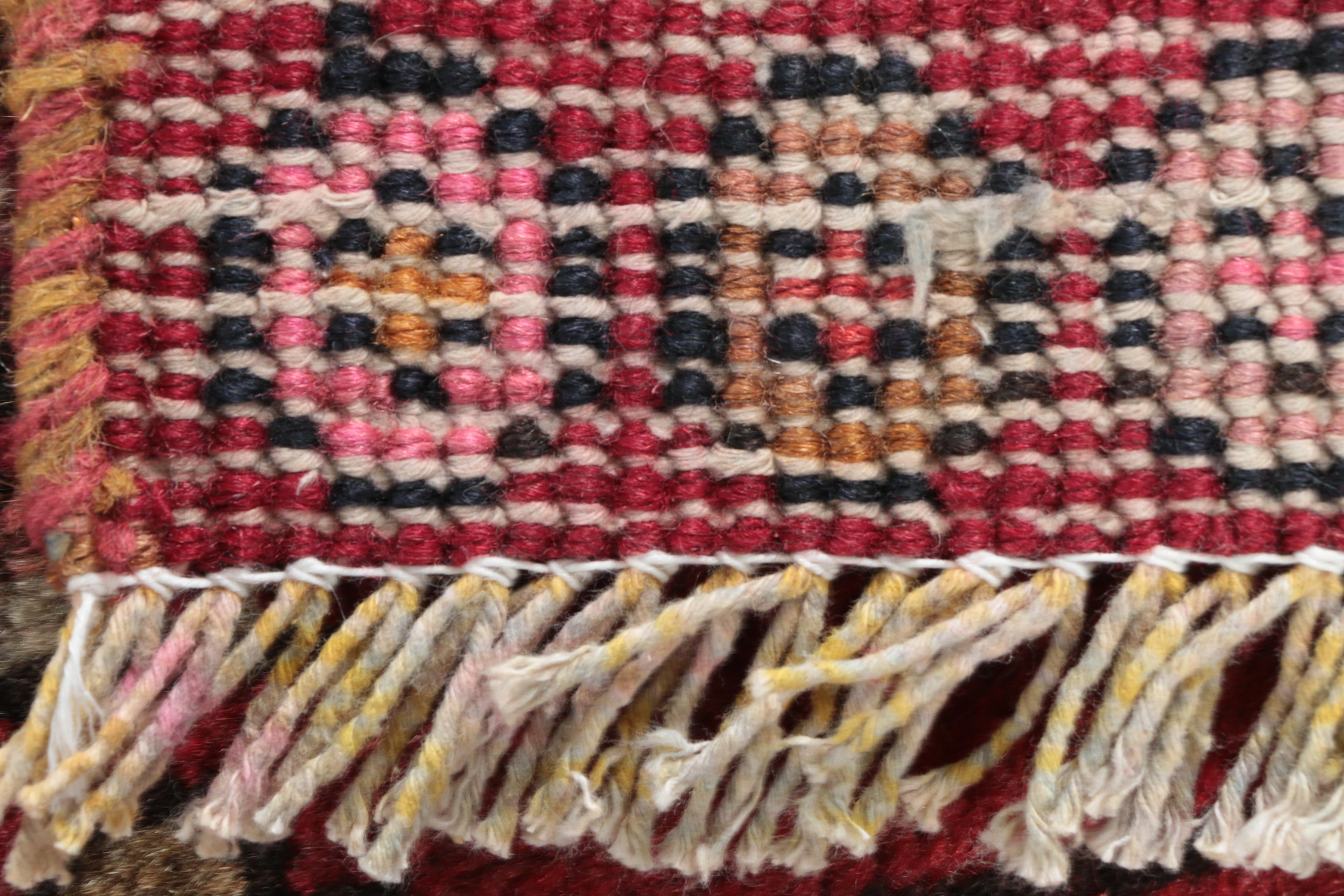 Hand-Knotted Persian Wool Carpet Runner