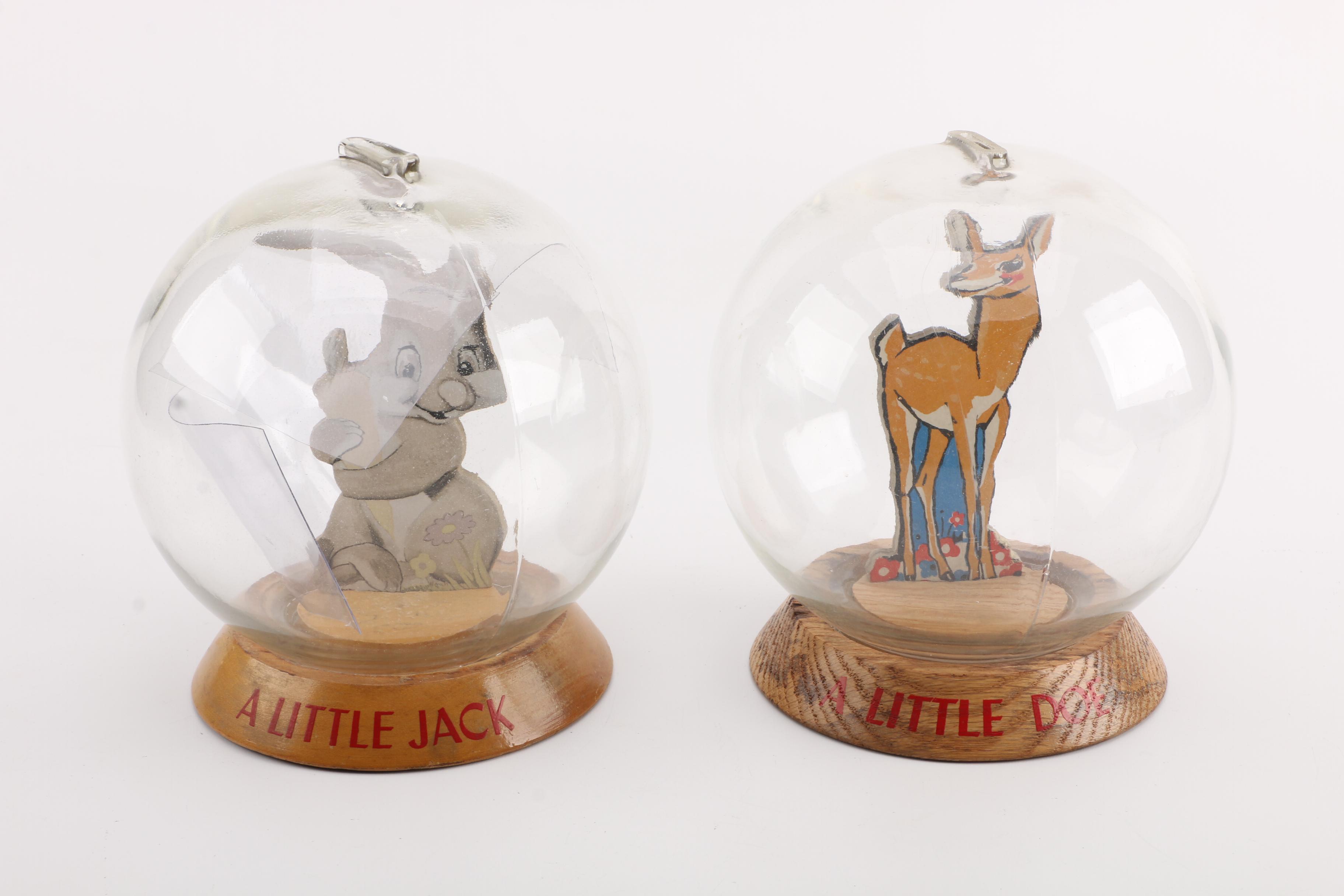 Glass Dome Coin Banks