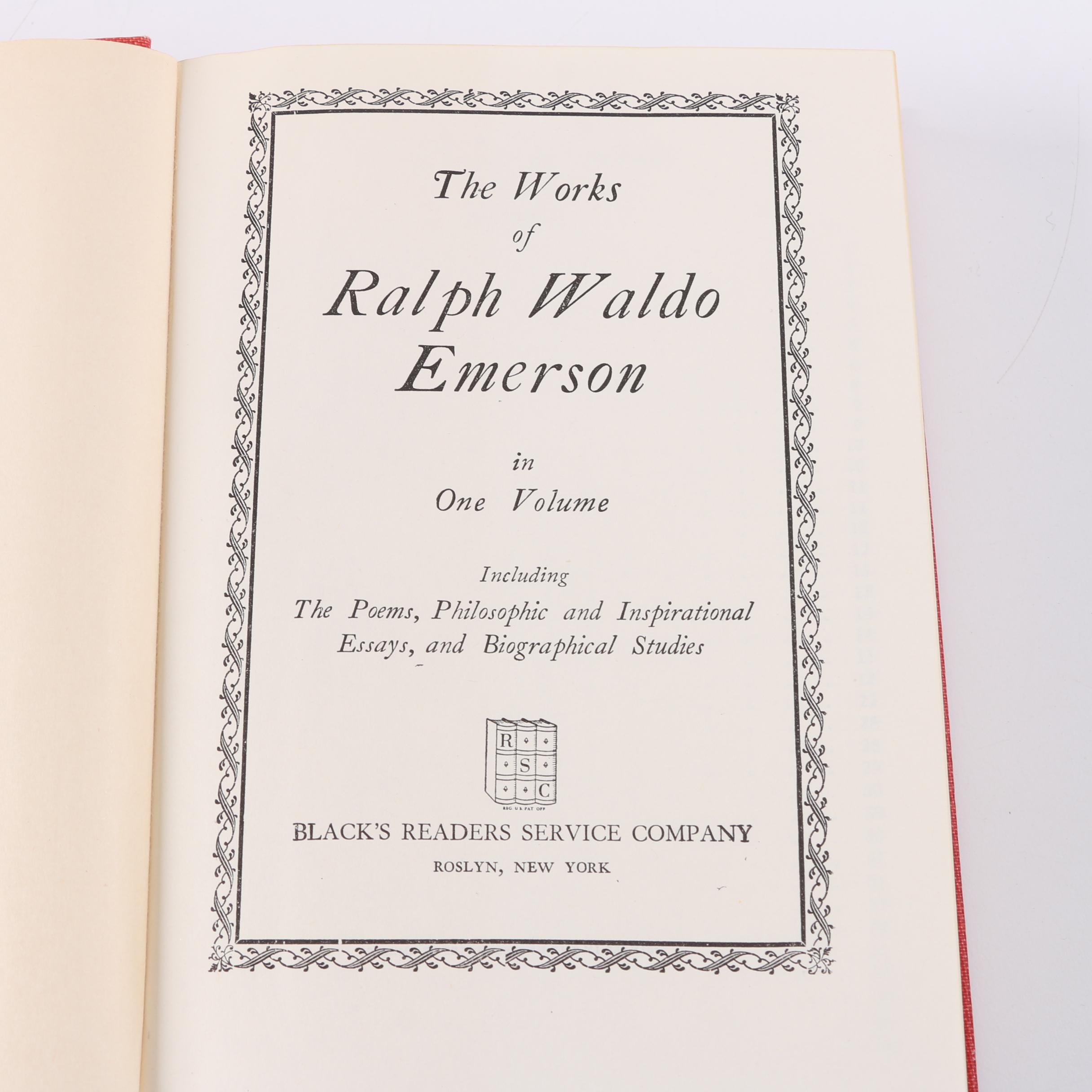 Black's Readers Service Company "The Works of" Book Set