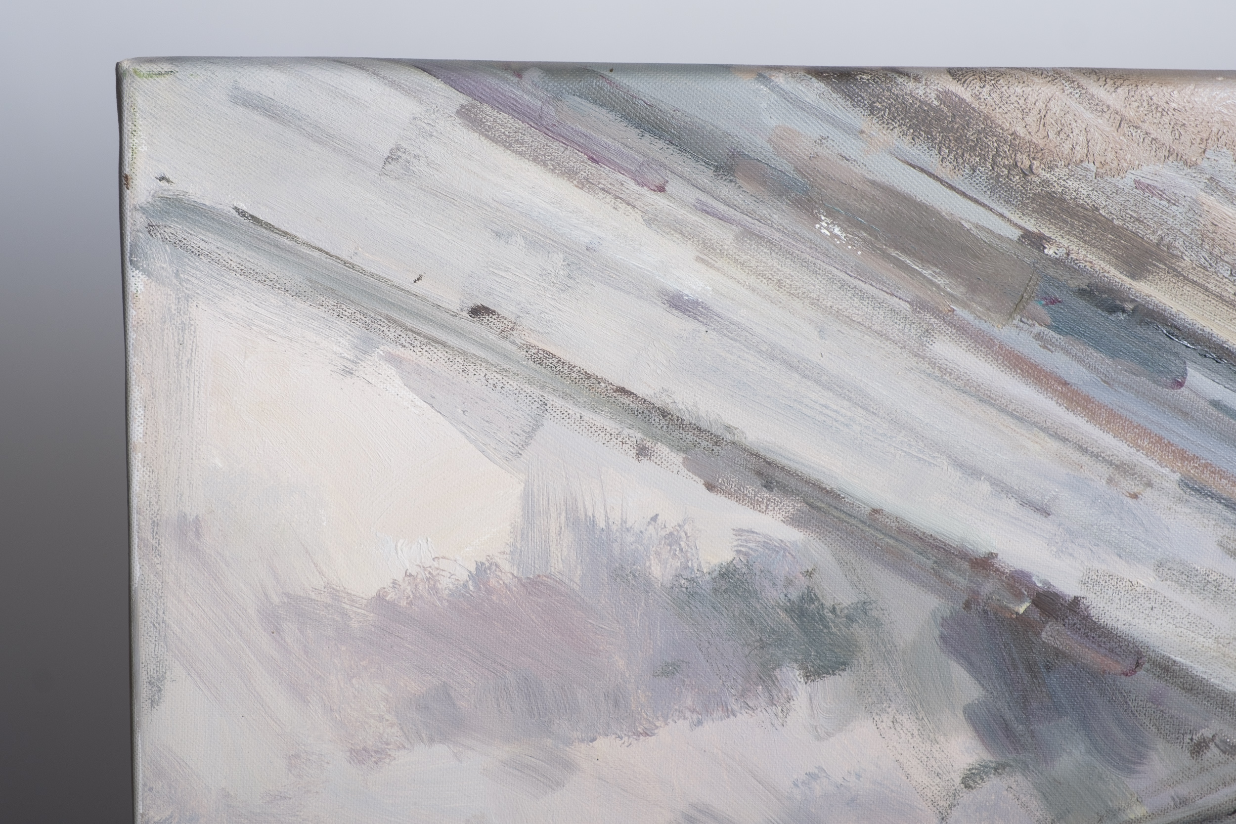 Oil Painting After Jeremiah Goodman's " Drawing Room, Reddish House, Wiltshire"