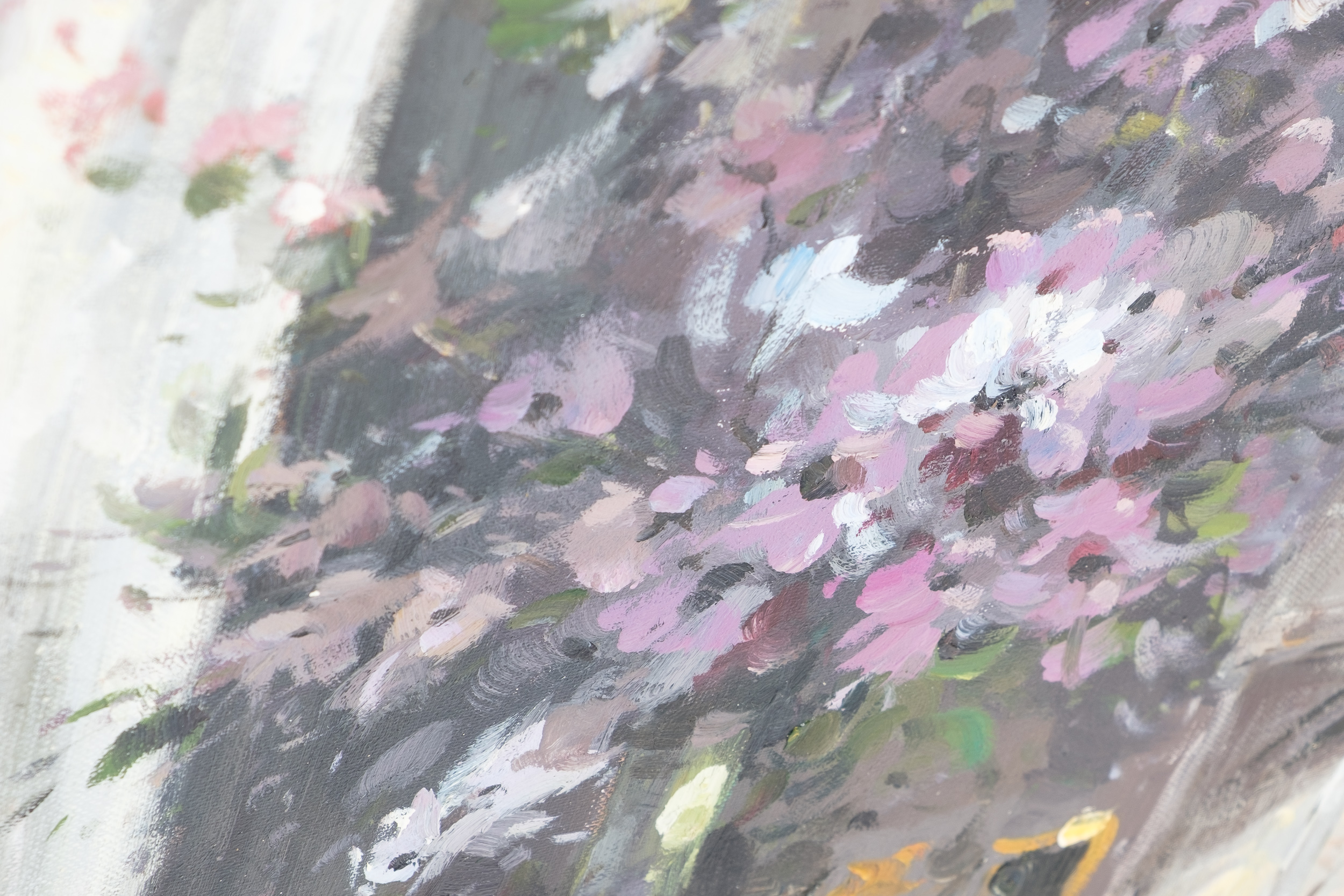 Oil Painting After Jeremiah Goodman's " Drawing Room, Reddish House, Wiltshire"