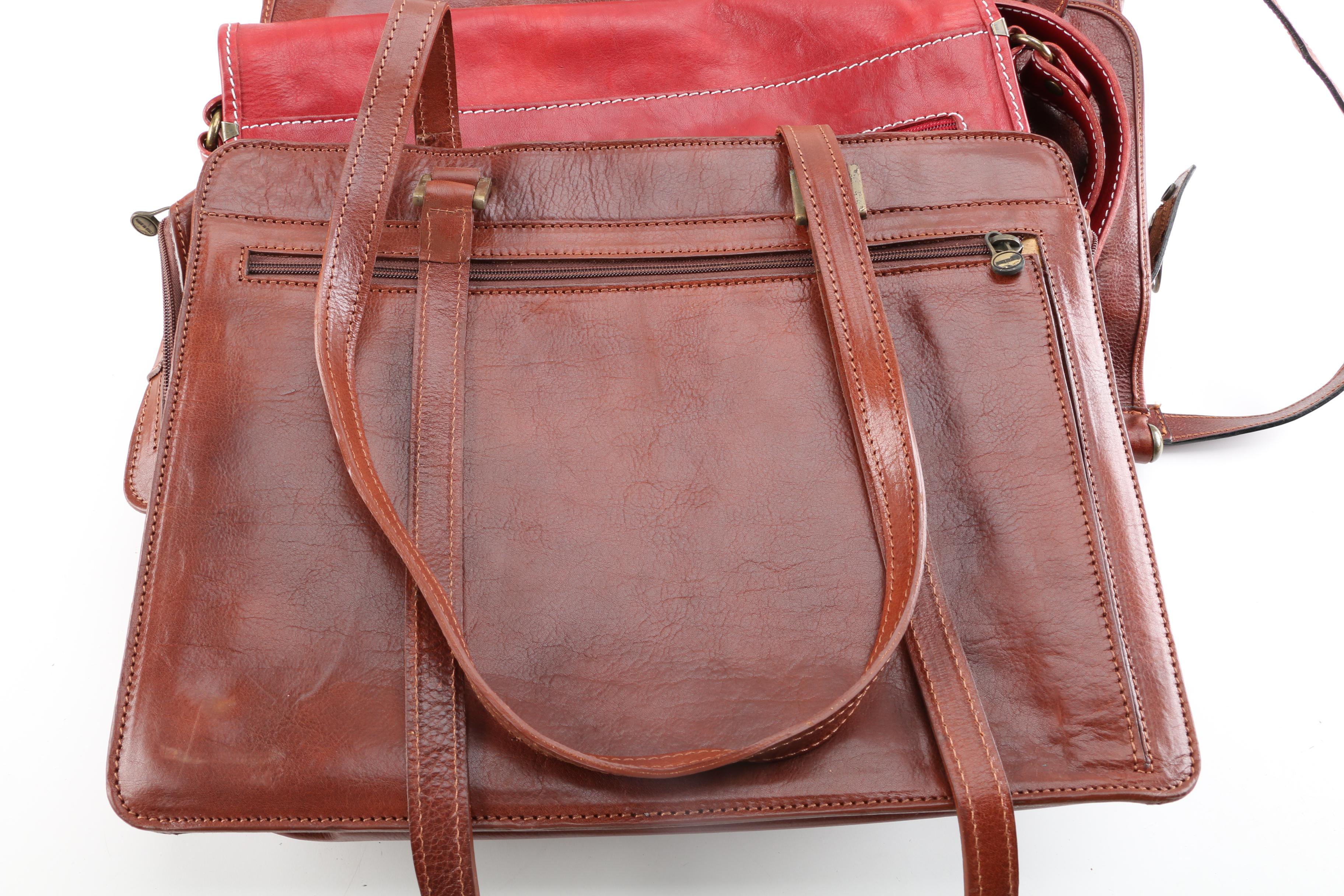 Leather Briefcases and Shoulder Bags