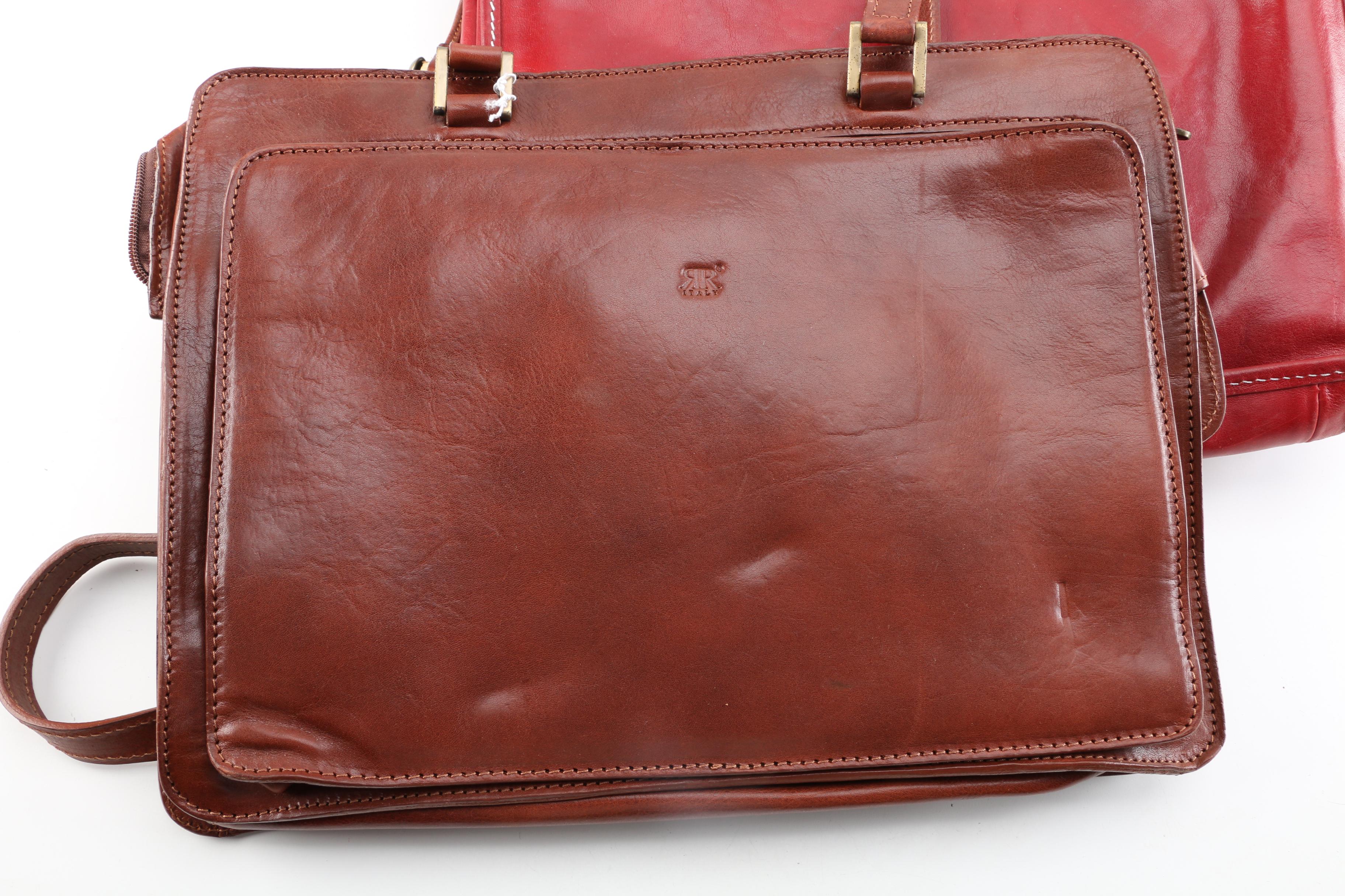 Leather Briefcases and Shoulder Bags