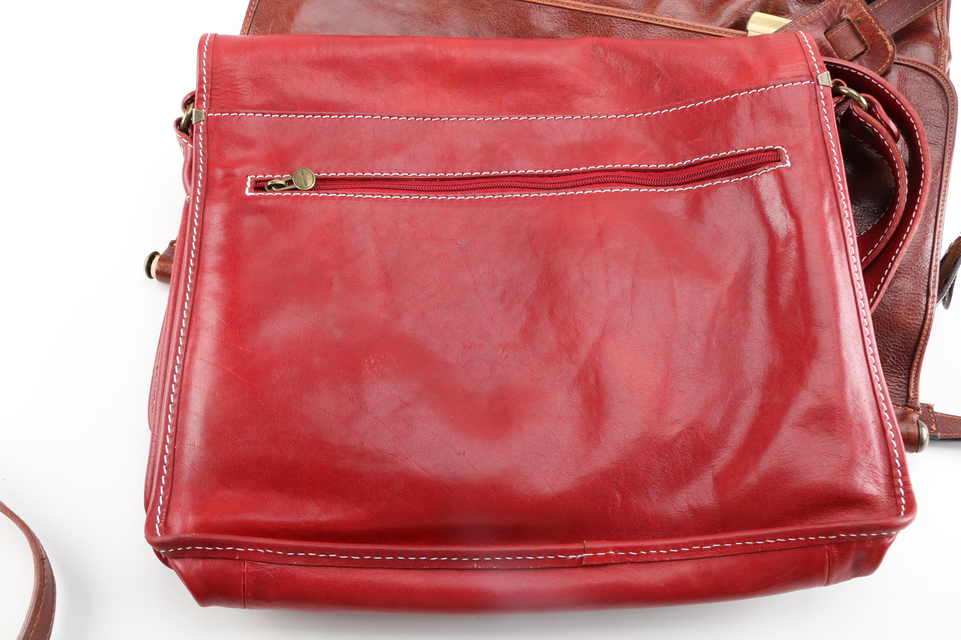 Leather Briefcases and Shoulder Bags