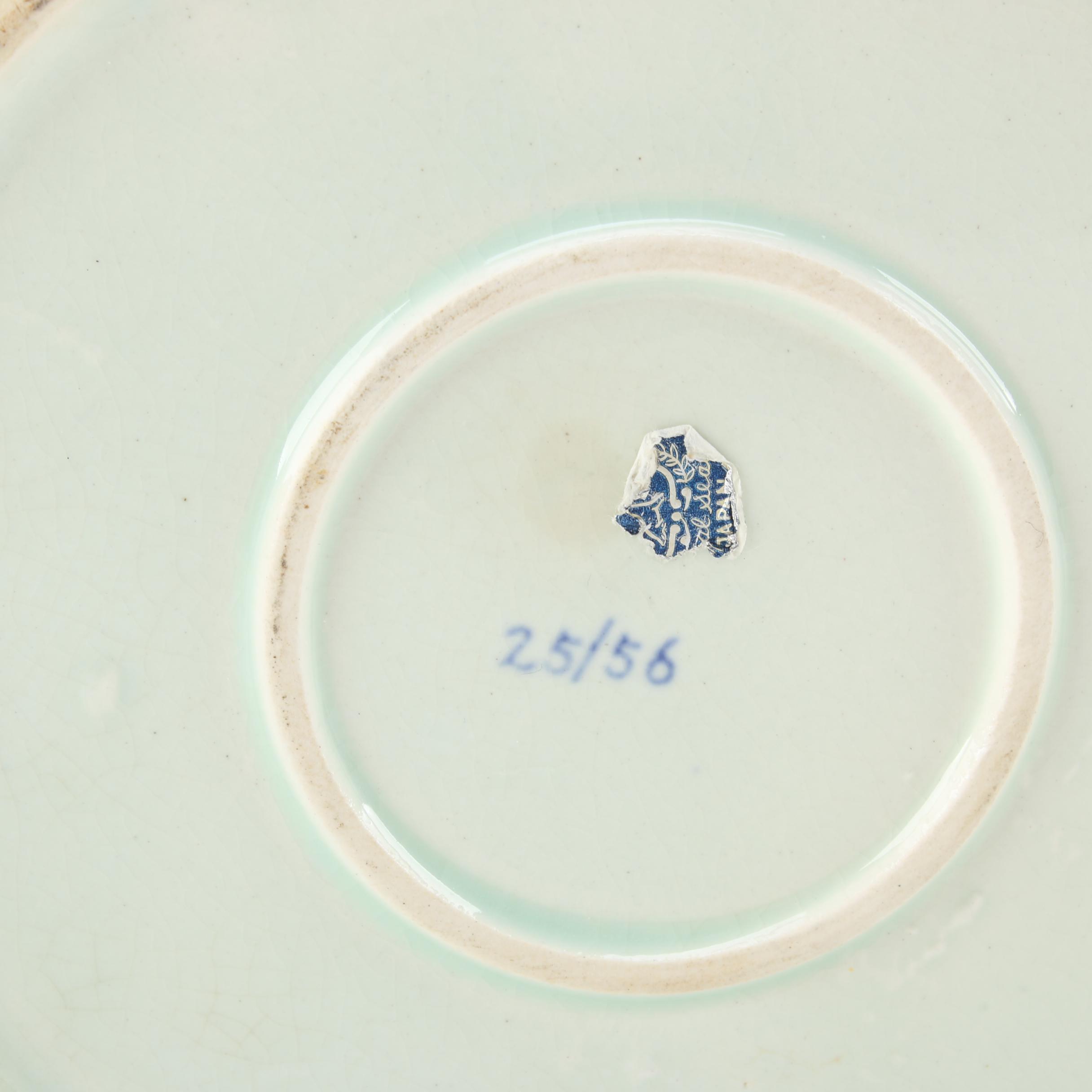 Vintage Japanese Delft Style Ceramic Canisters