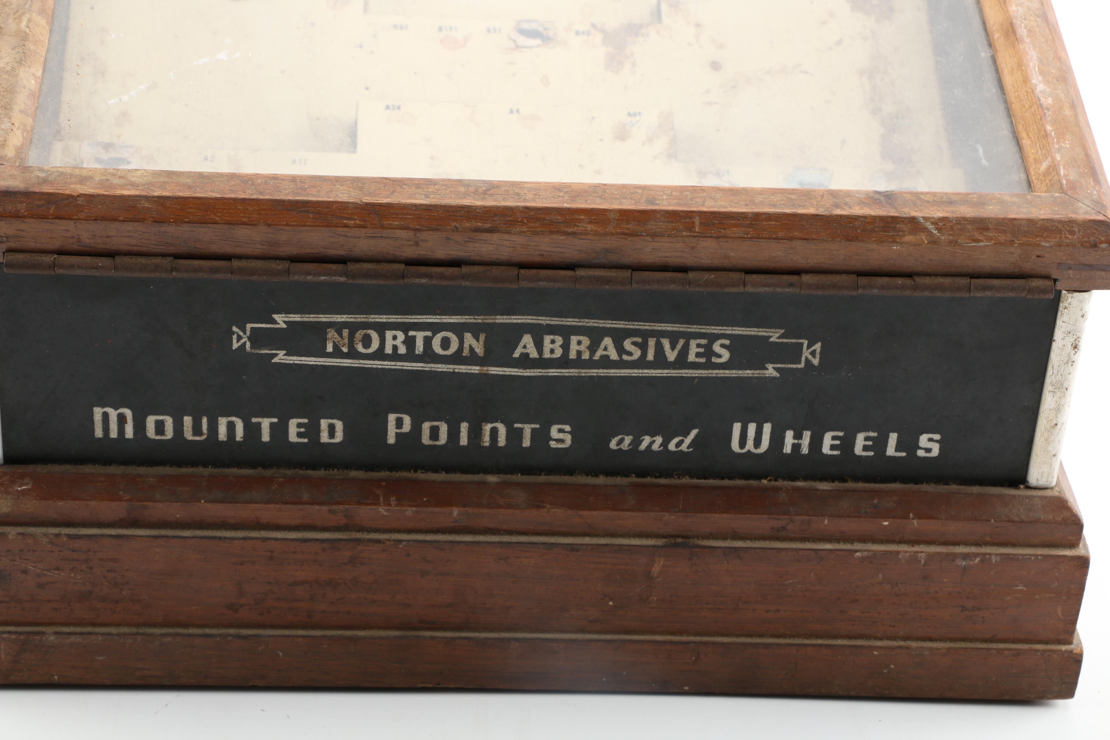 Norton Abrasives Display Case