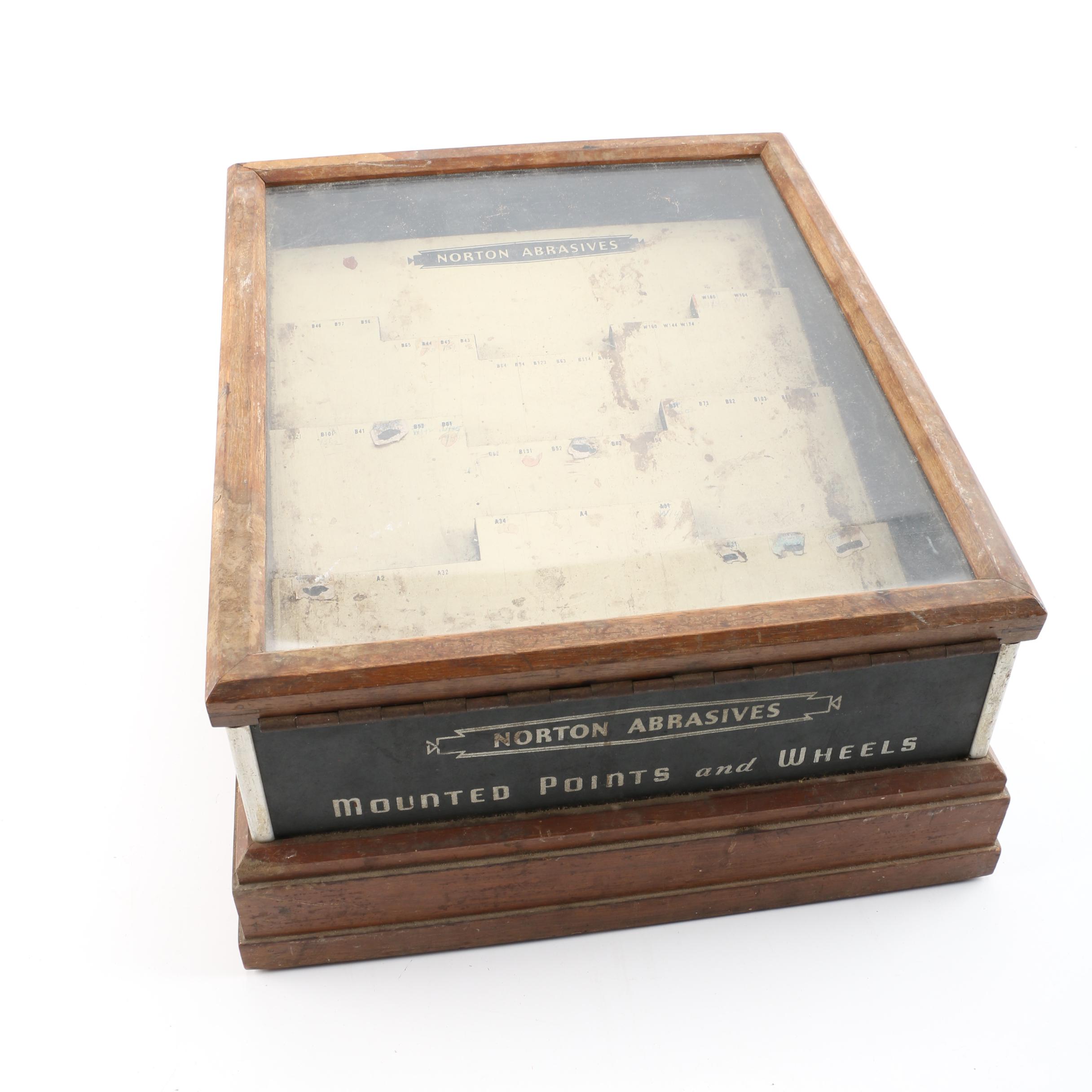 Norton Abrasives Display Case
