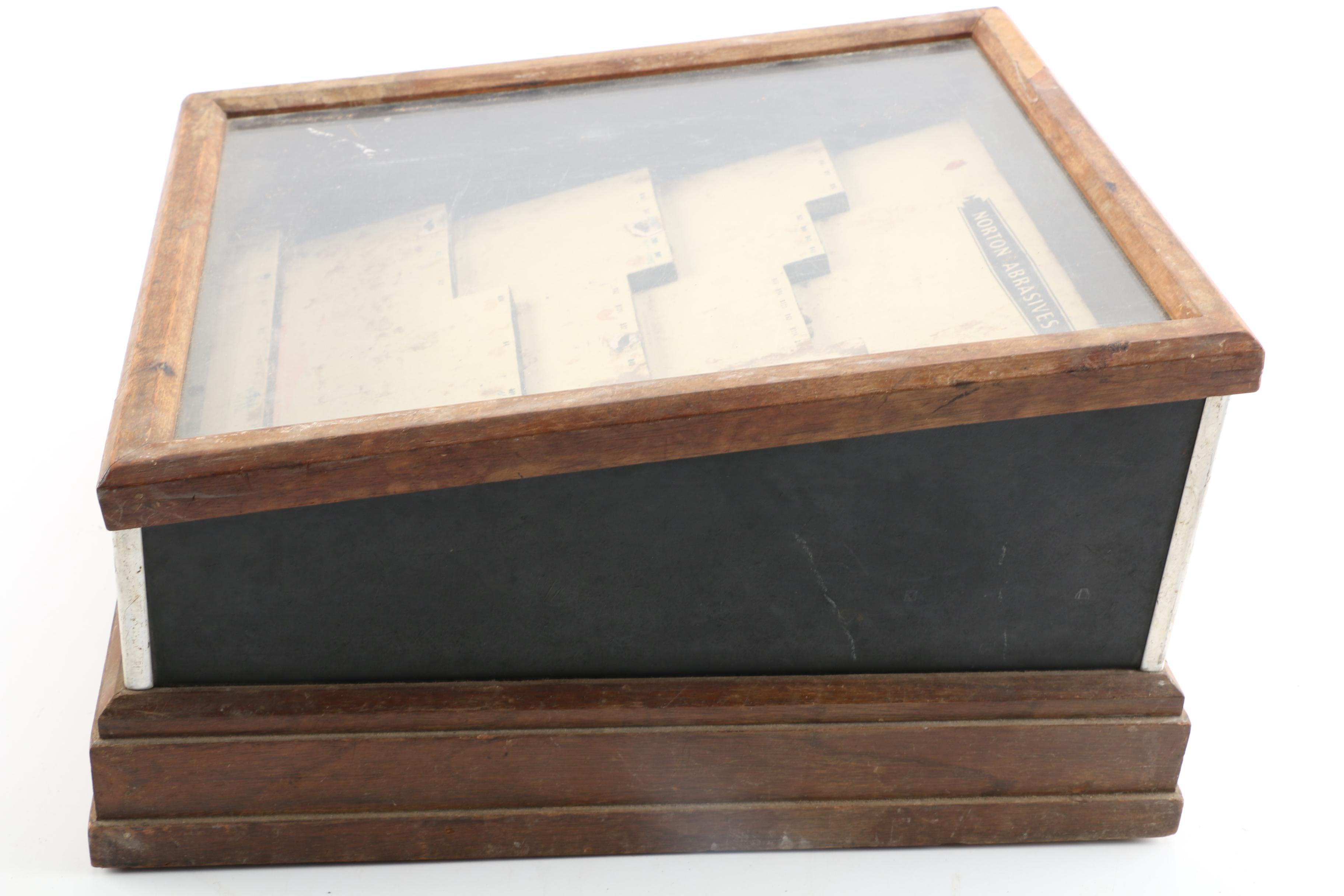 Norton Abrasives Display Case