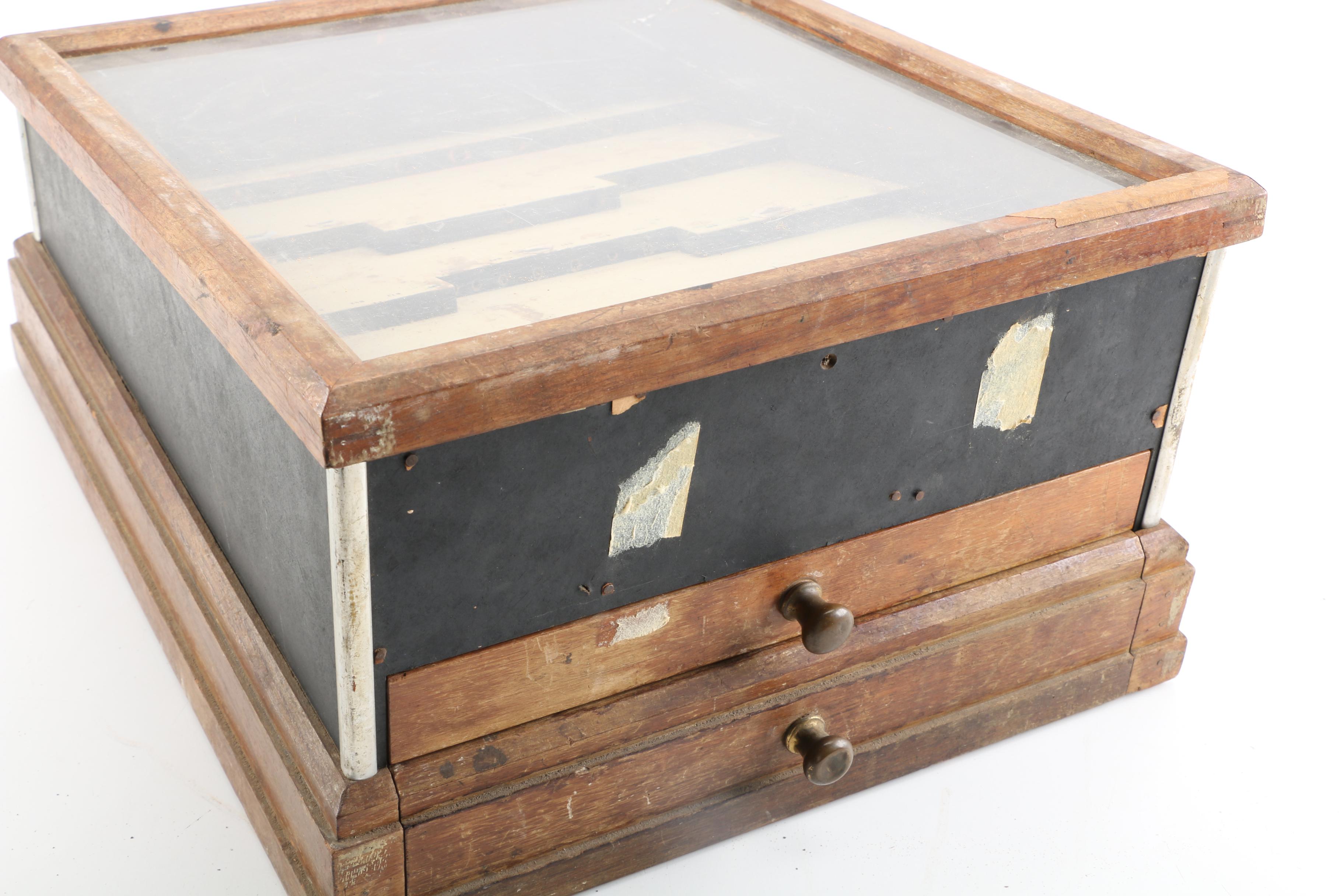 Norton Abrasives Display Case