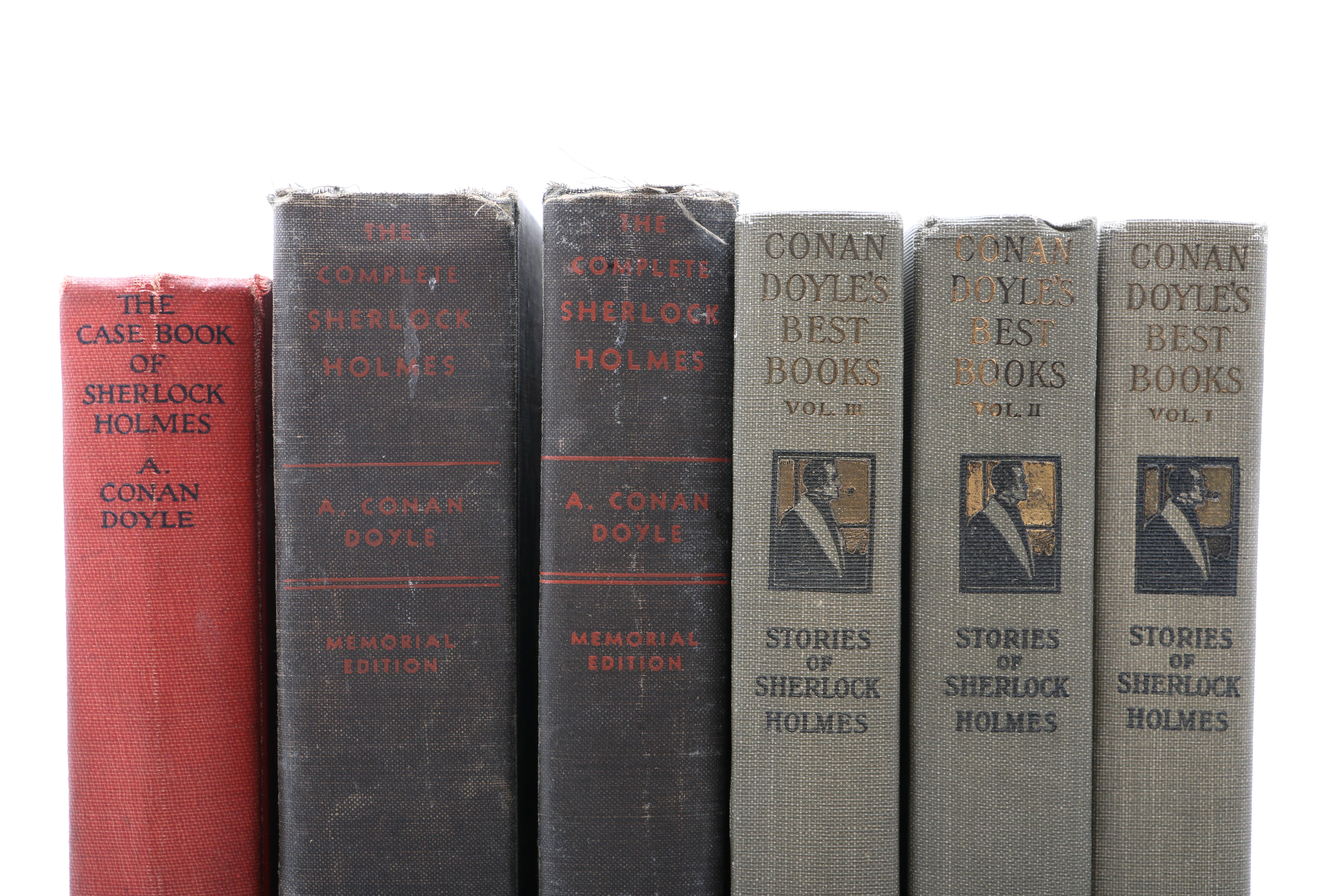 Sherlock Holmes Books Including 1930 "Complete Sherlock Holmes" Memorial Edition
