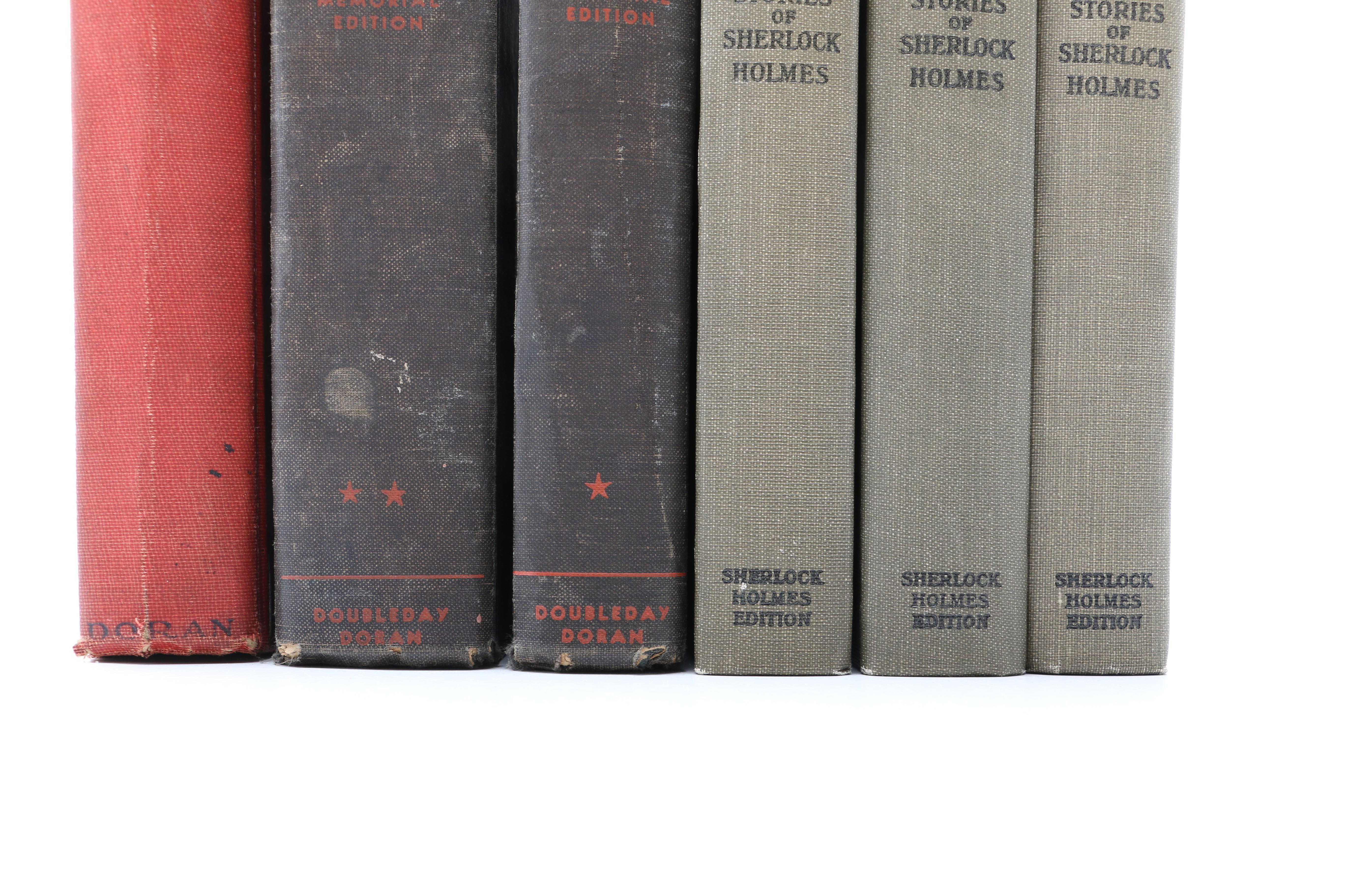 Sherlock Holmes Books Including 1930 "Complete Sherlock Holmes" Memorial Edition