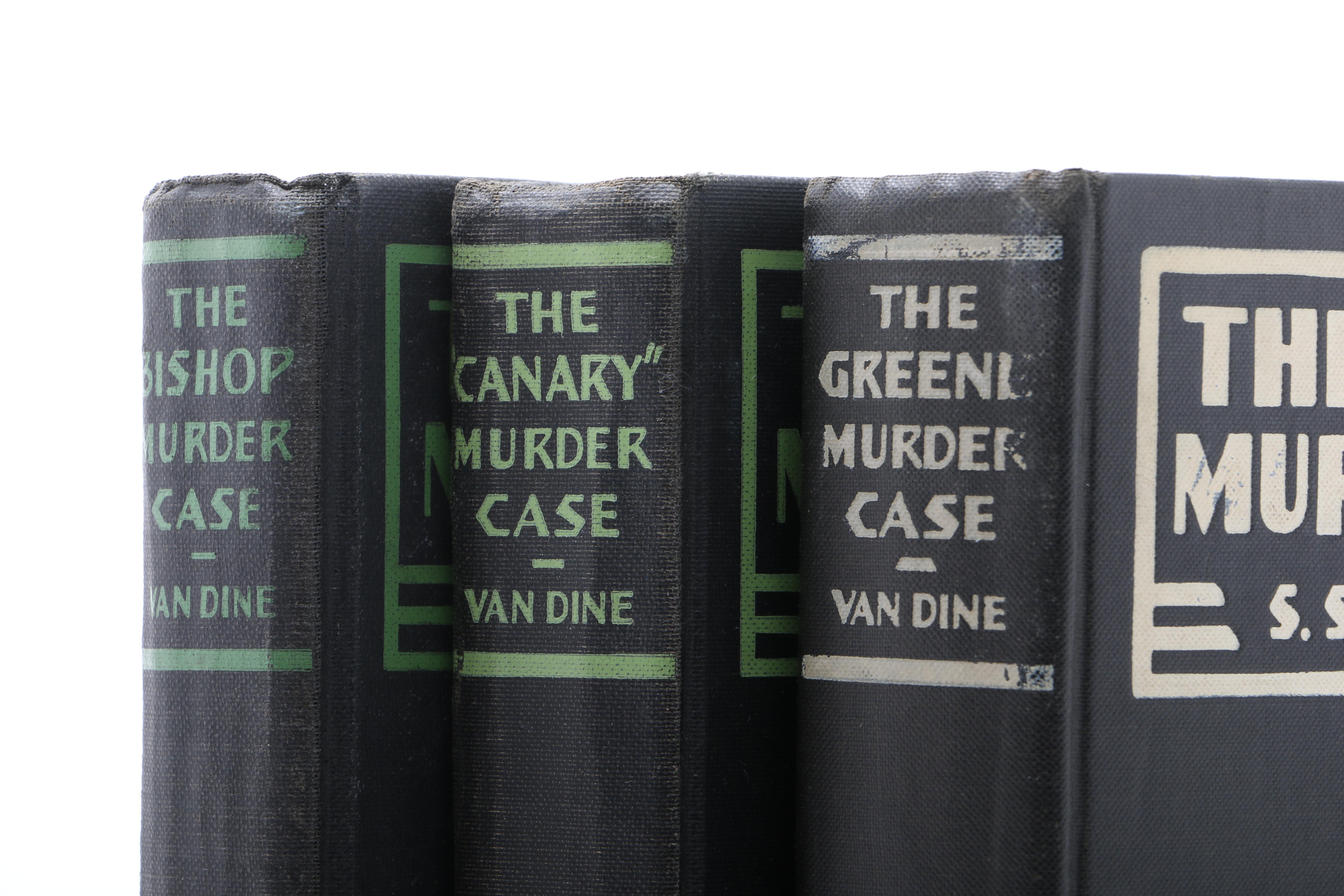 Three S.S. Van Dine First Edition Philo Vance Series Novels