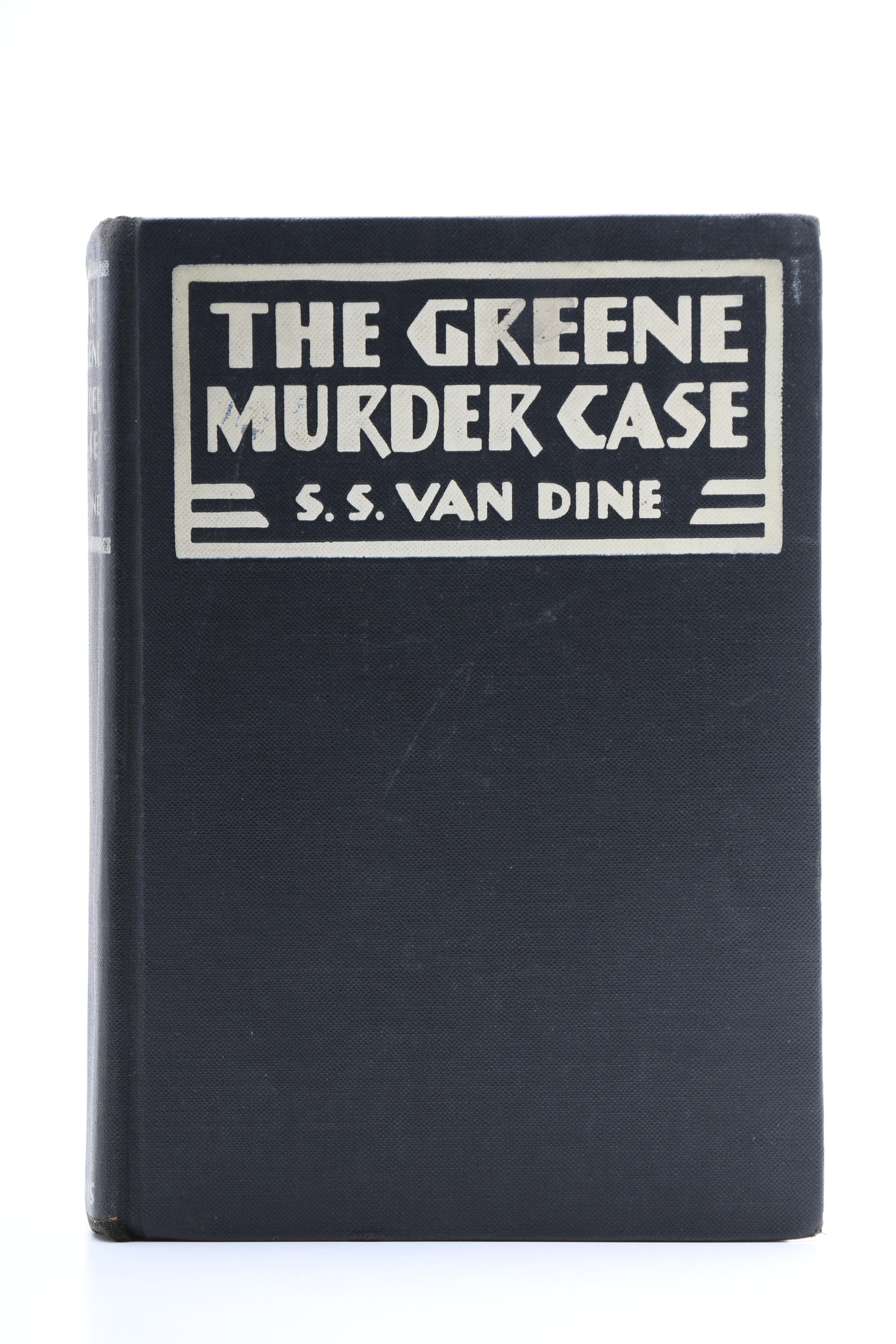 Three S.S. Van Dine First Edition Philo Vance Series Novels